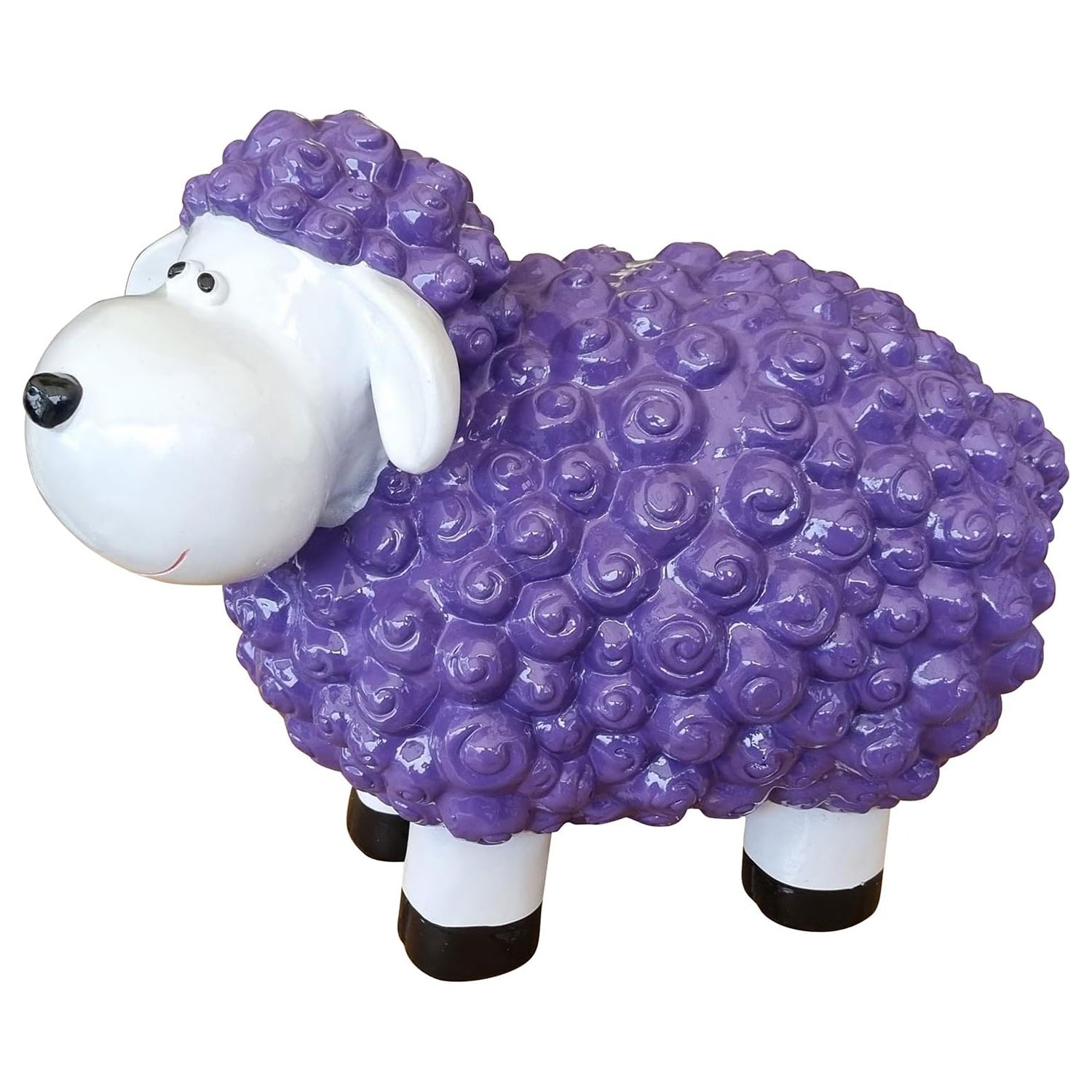 Deko Schaf Gartenfigur Schaf Bunte Schafe für den Garten 31cm