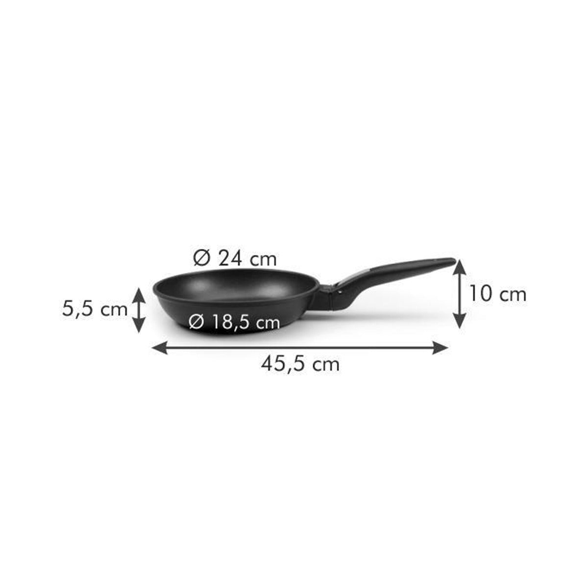 Bratpfanne SmartClick 24 cm von Tescoma – Induktionspfanne mit Antihaftbeschichtung
