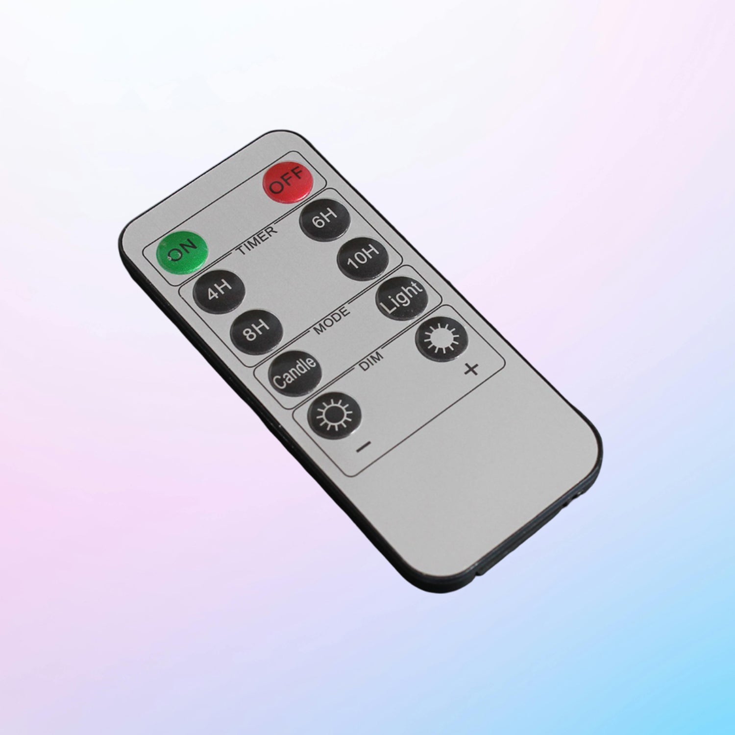 LED Kerzen mit Timer | Stumpenkerze 15x7,5 cm | LED Echtwachskerzen mit 3D Flamme und Fernbedienung | versch. Farben zur Auswahl