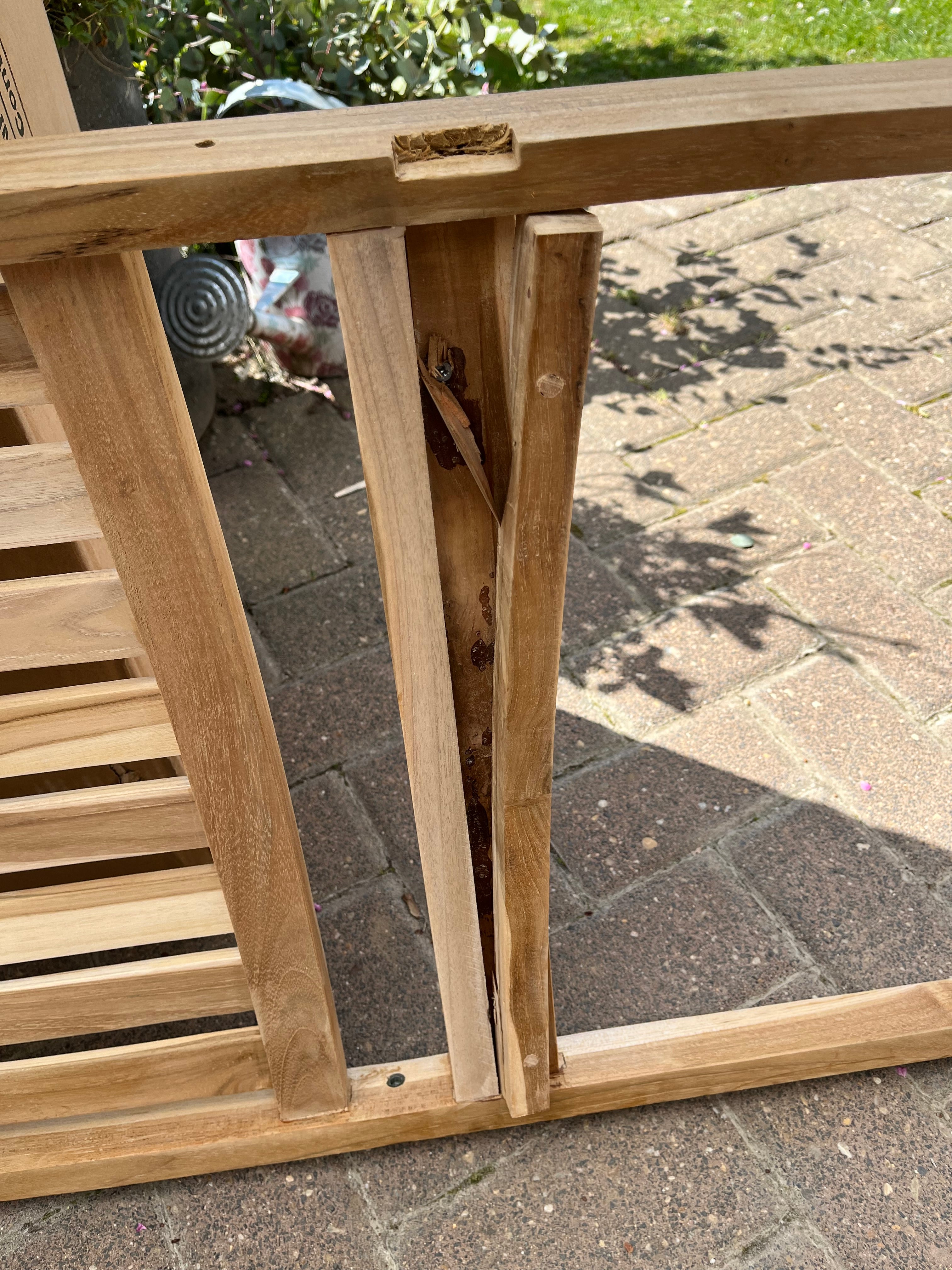 Gartenbank Sitzbank AMBON Holzbank robust pflegeleicht Outdoor von Garden Pleasure