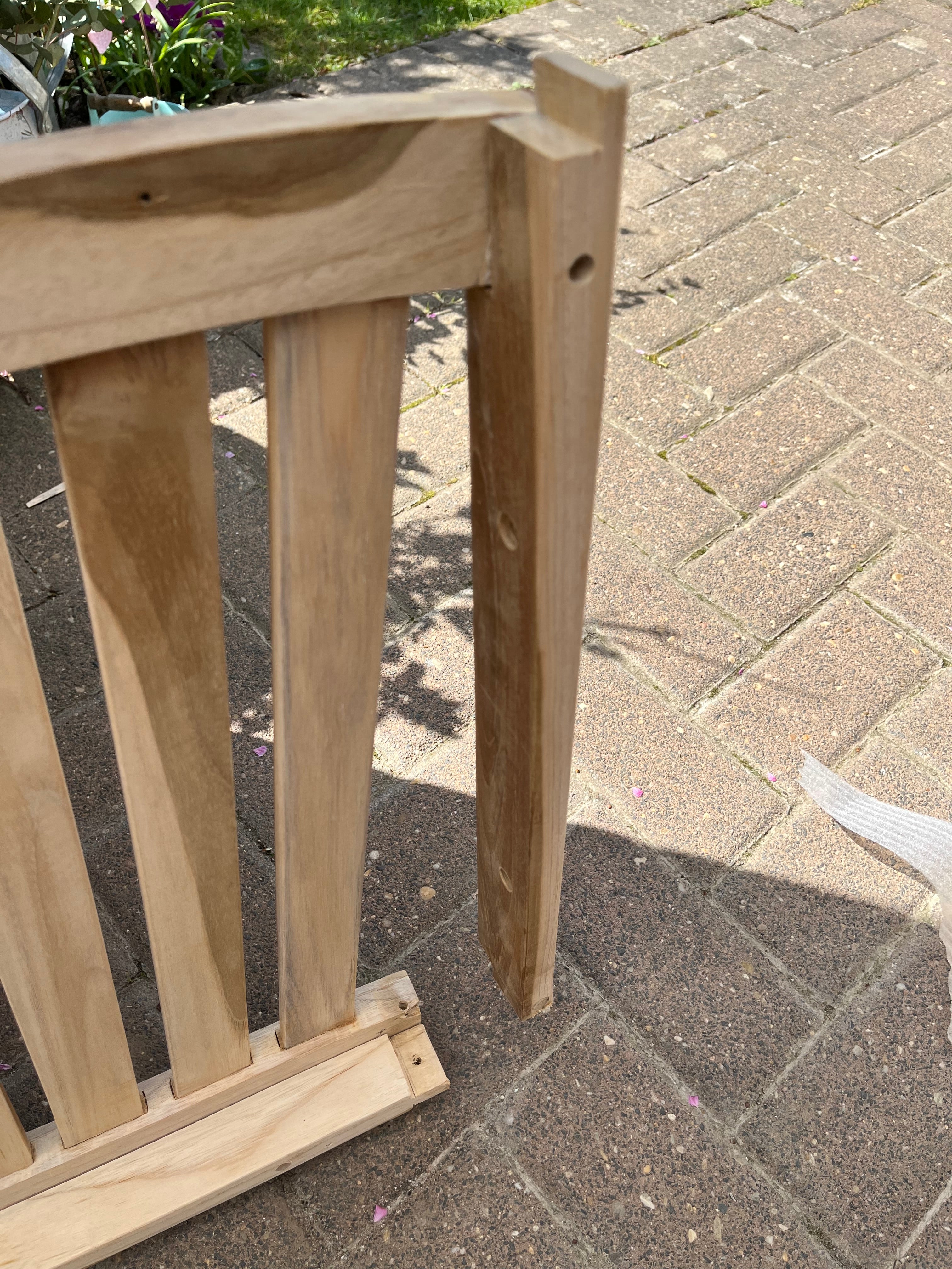 Gartenbank Sitzbank AMBON Holzbank robust pflegeleicht Outdoor von Garden Pleasure