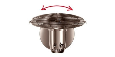 Tischventilator FANCY HOME von Tescoma – Retro Ventilator 35 cm in Anthrazit