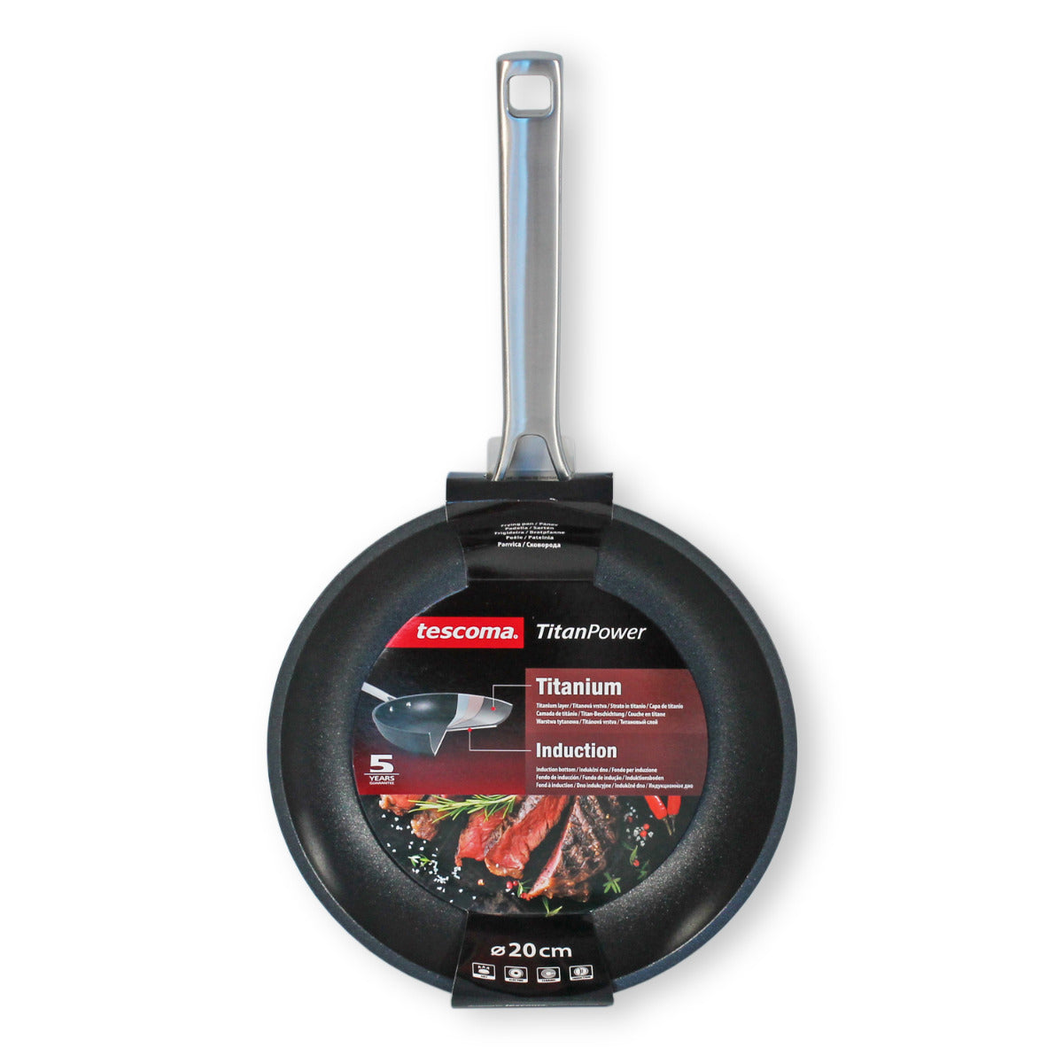 Bratpfanne TitanPOWER 20 cm von Tescoma – Induktionspfanne antihaftbeschichtet