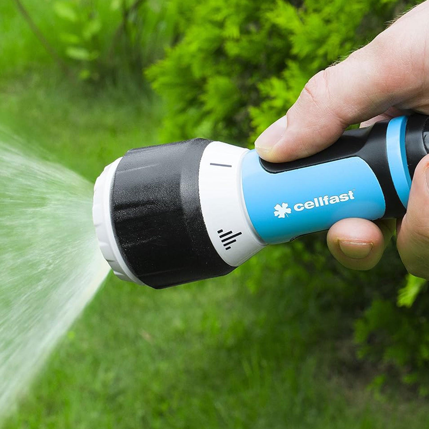 Gartenbrause SET Gartenschlauch Brause multifunktionelle Handspritze, Wasser-Stop Schnellverbinder Cellfast 53-515 ERGO 3/4”