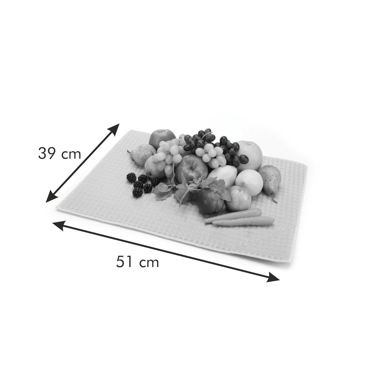 Abtropfmatte für Obst und Gemüse PRESTO 51 x 39 cm von Tescoma – Küchenmatte