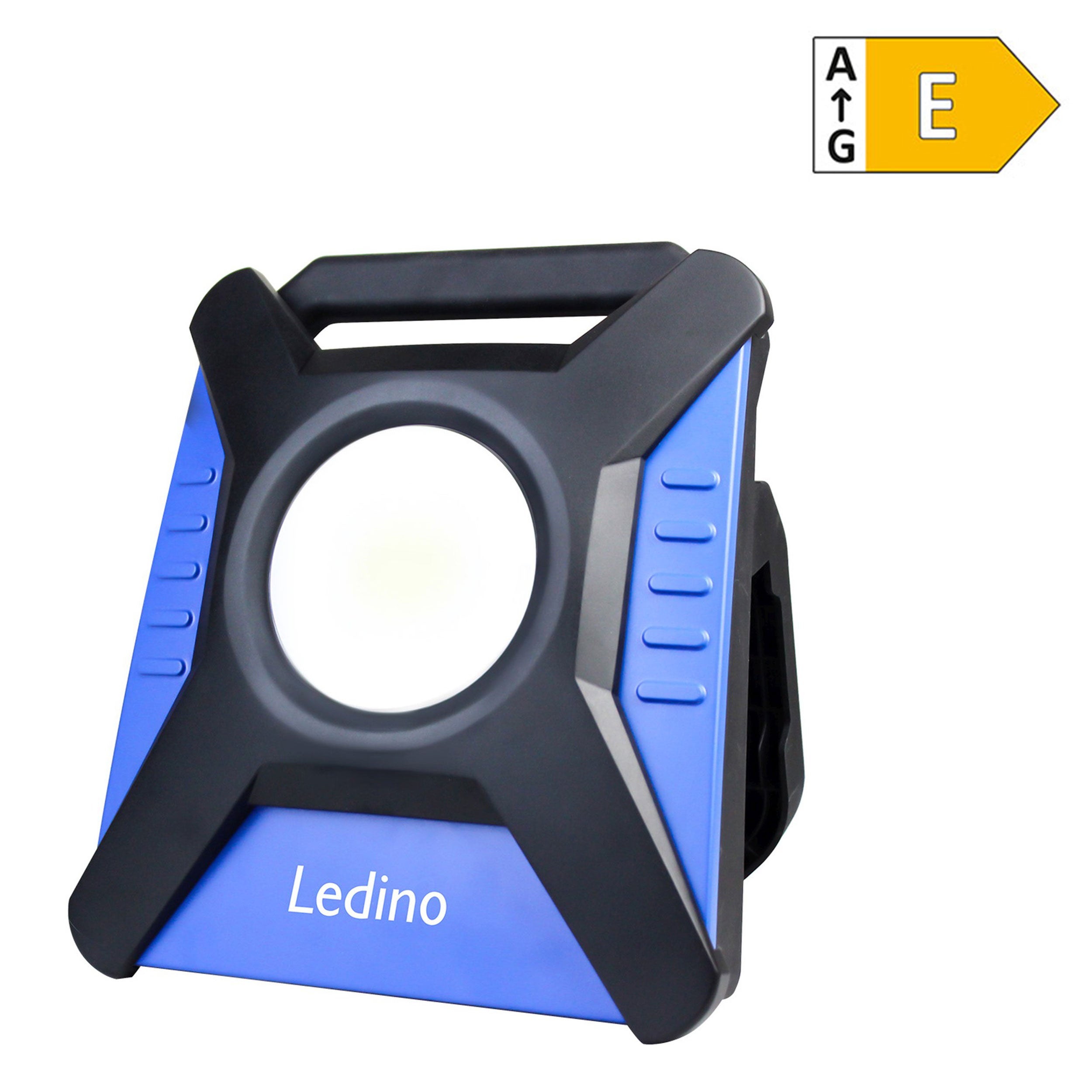 Ledino LED Arbeitsstrahler Kiel 40 – 40 W 4 500 lm IP54 IK08 2 × 230 V Steckdosen