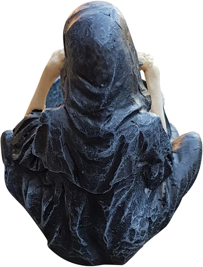 Gothic Skelett Teelichthalter – Mystische Halloween Deko, Totenkopf Kerzenhalter, Wetterfest