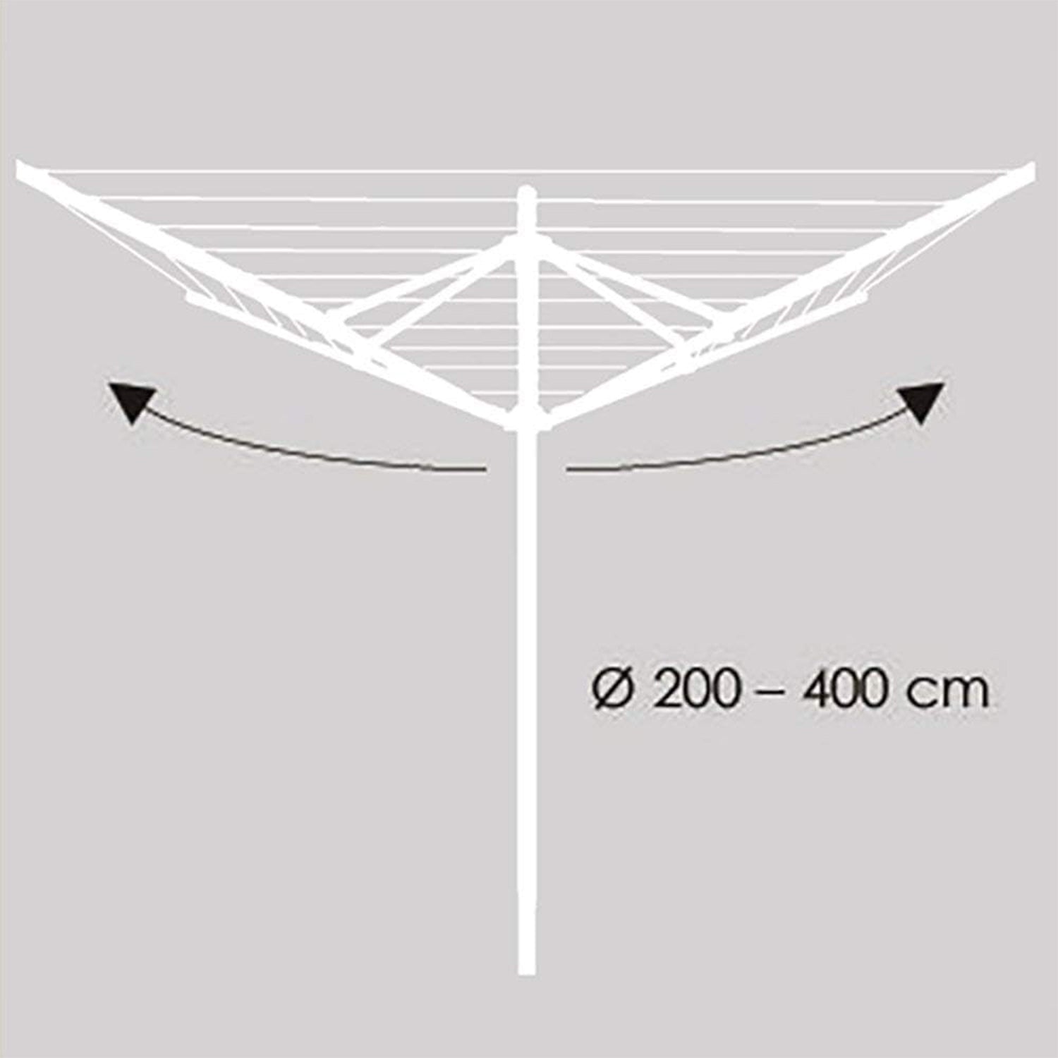 Wäschespinnen Hülle – Modell Bremen NaturLine – Schutzhülle Wäschespinne 190 × 29 cm wetterfeste Abdeckung