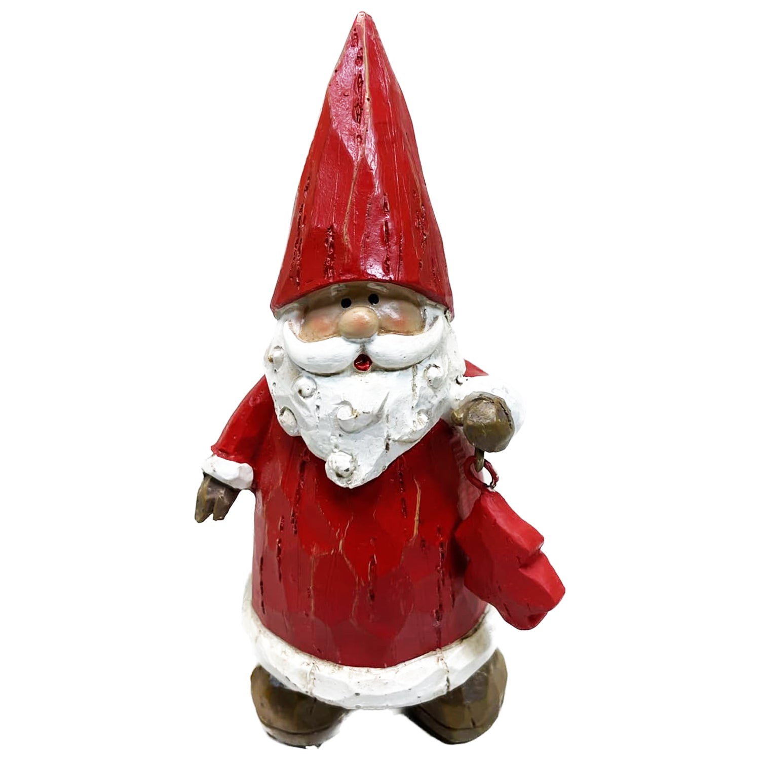 Dekofigur Weihnachtsmann mit Weihnachtsbaum