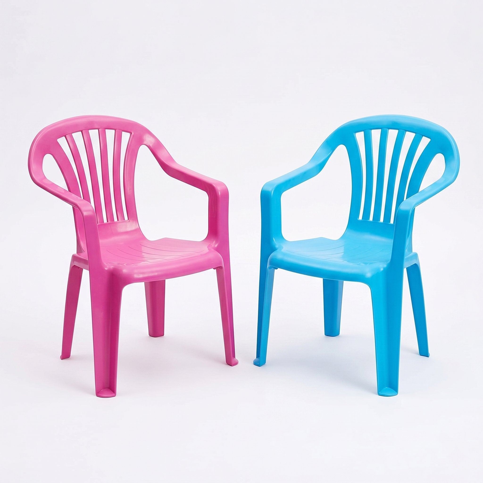 Kinderstuhl aus Kunststoff stapelbar Kinder Gartenstuhl mit Armlehnen bis 35 kg Farbe wählbar