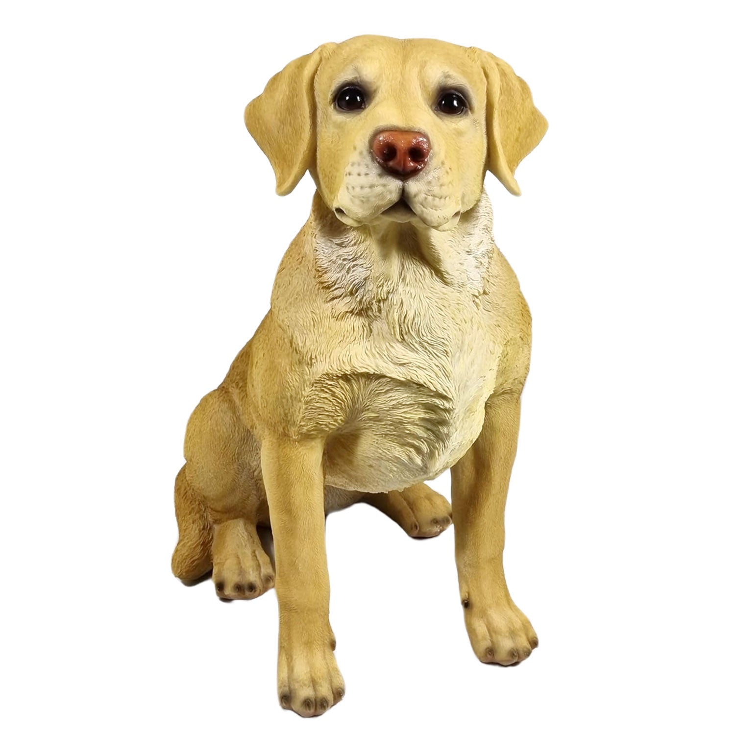 Hundefigur Labrador Figur „Balou“ Deko Hund Hundefiguren Lebensecht für Garten & Haus