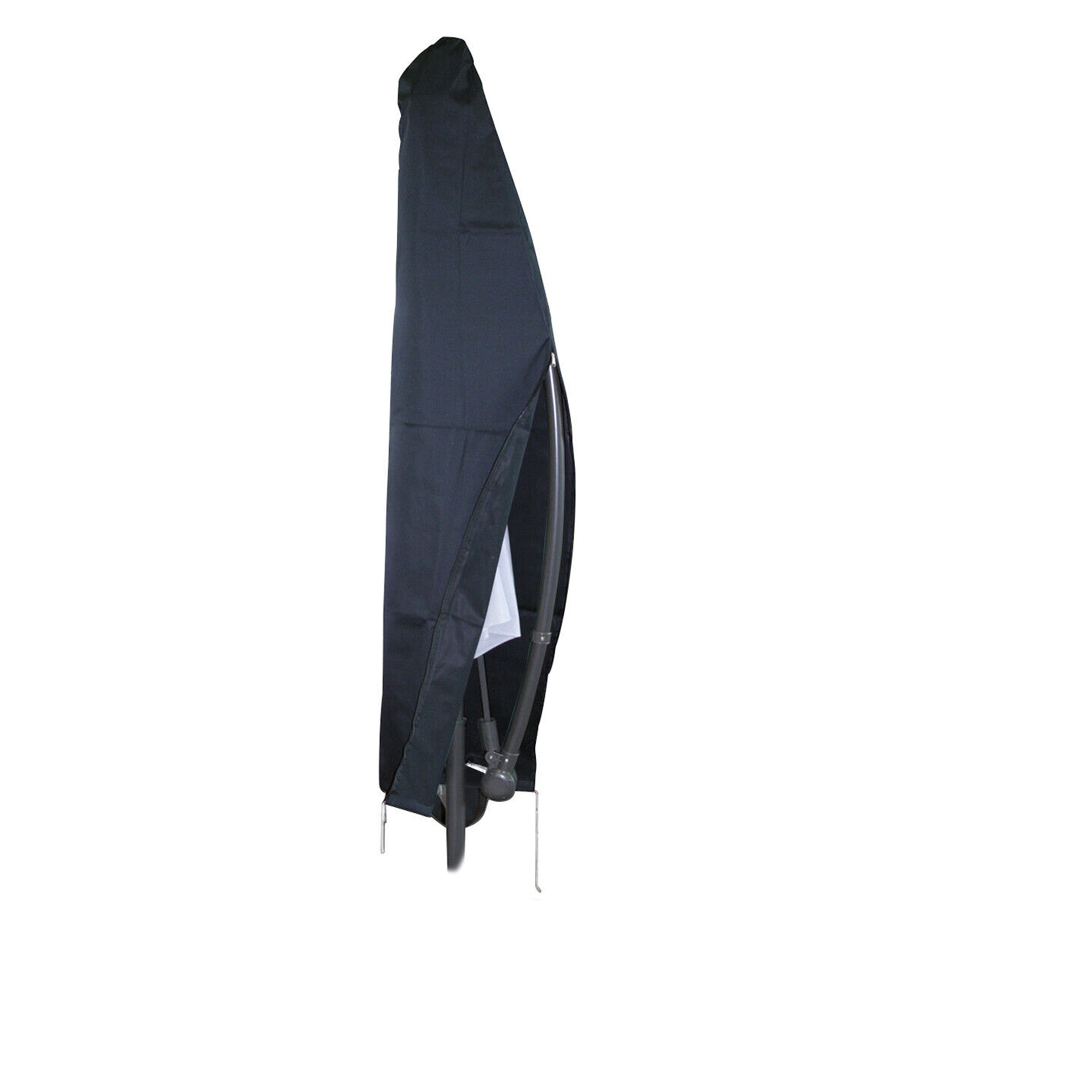 Ampelschirm Schutzhülle Sylt NaturLine 257 × 96/48 cm – wetterfeste Sonnenschirm Hülle & Abdeckung für 2–4 m Schirme