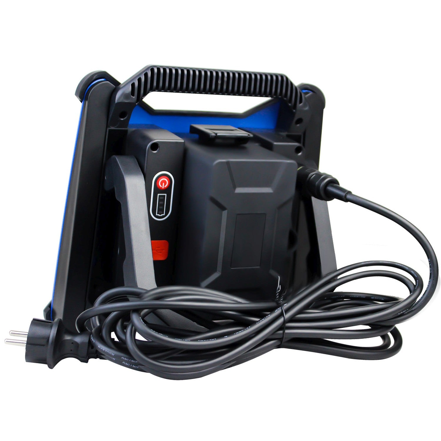 Ledino 60 W LED-Hybridstrahler Kiel H60M – 6 600 lm IP54 IK08 für 18 V Akkus & Netzbetrieb