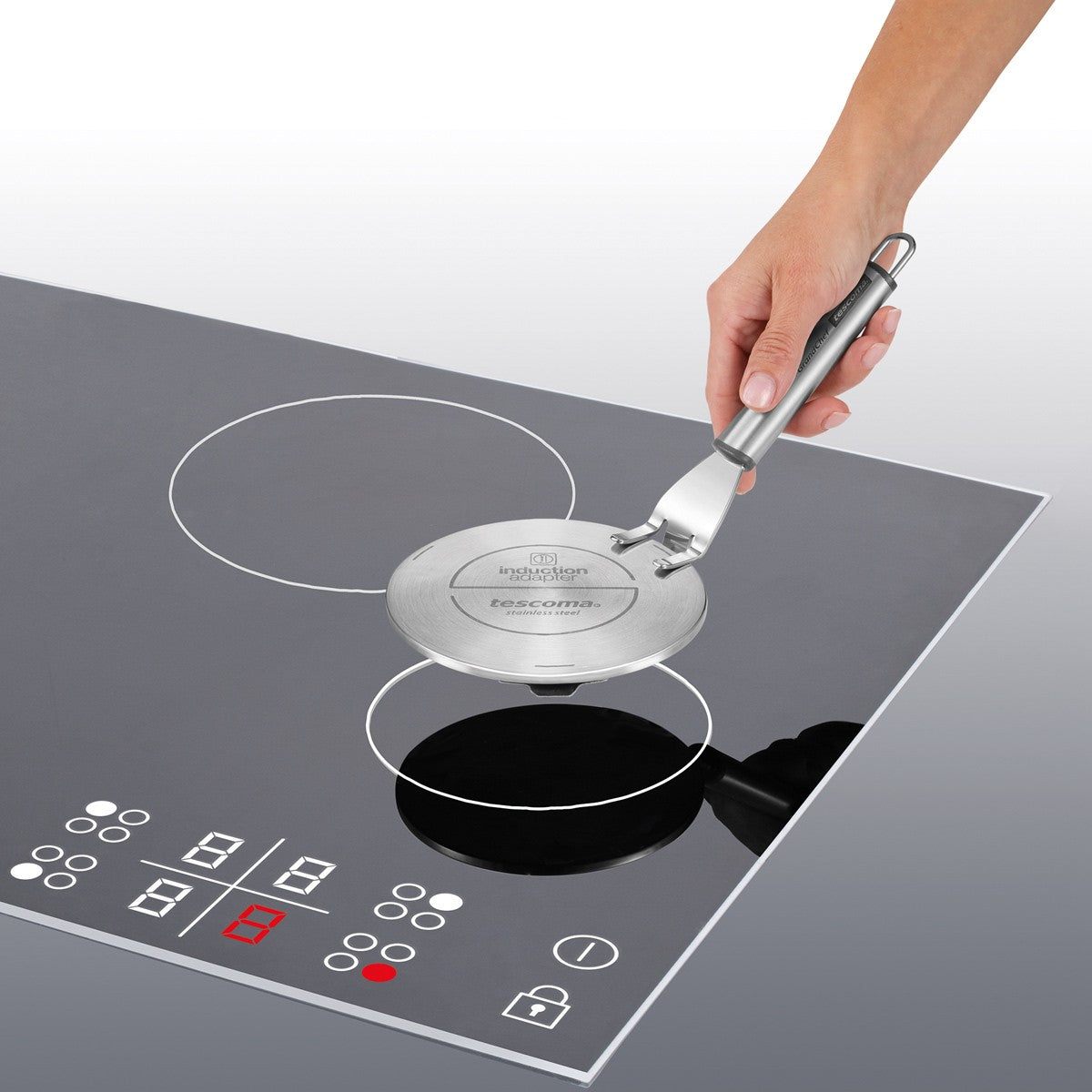Induktions-Adapterplatte GrandCHEF 12 cm von Tescoma – Kochfeld-Adapterplatte