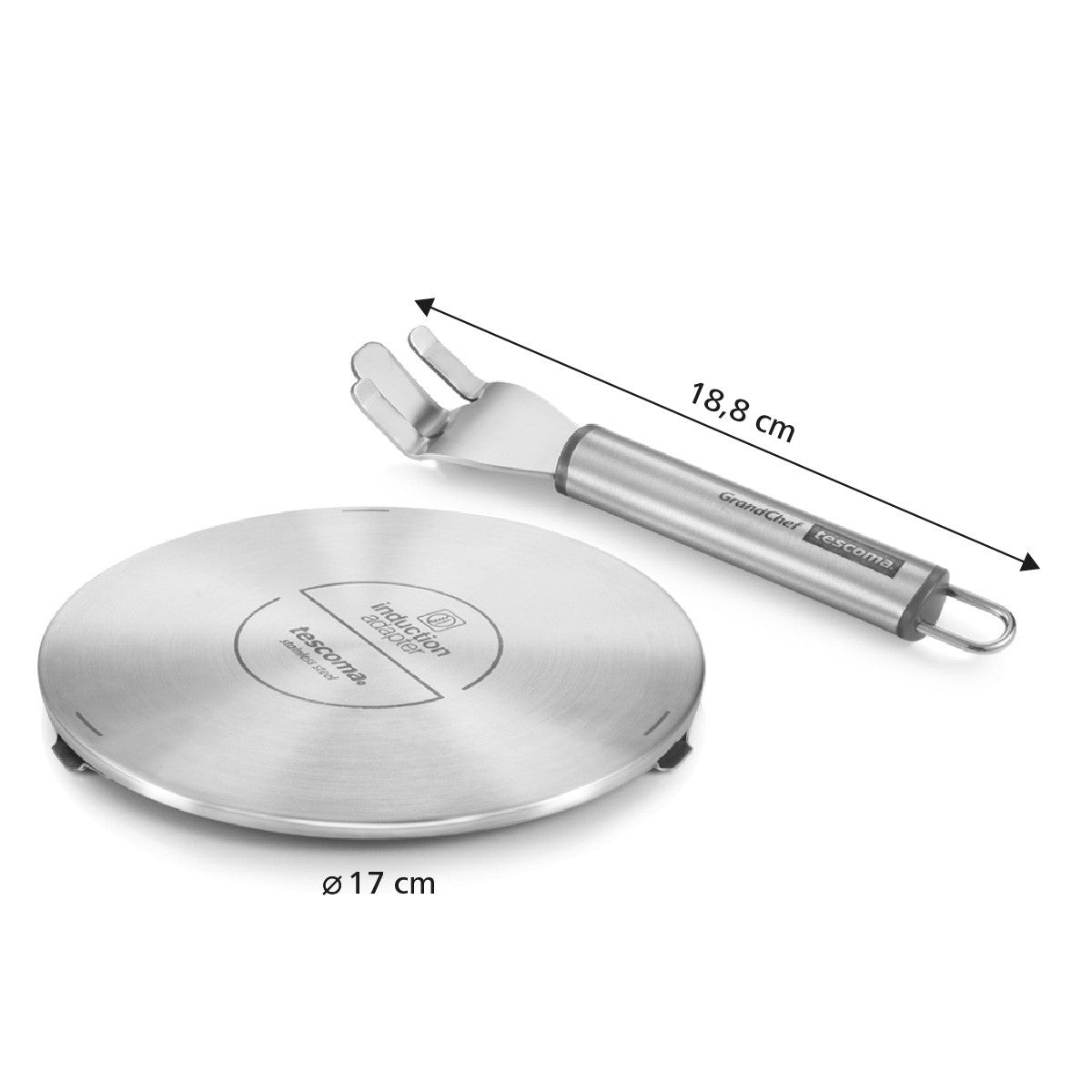 Induktions-Adapterplatte GrandCHEF 17 cm von Tescoma – Induktionsadapter für Töpfe