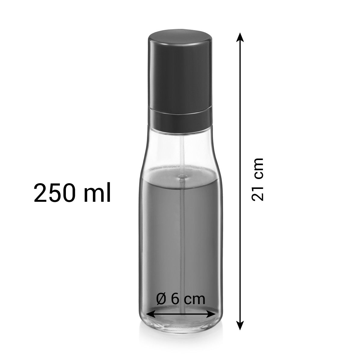 Öl-/Essigsprüher mit Ausgießer GrandCHEF 250 ml von Tescoma – Dosierer für Öl und Essig