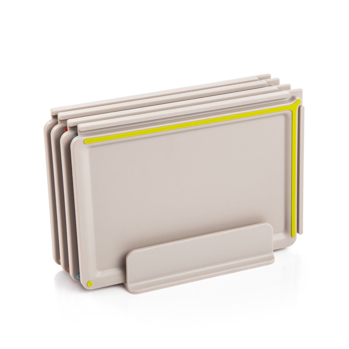 Schneidebretter mit Ständer COMPACT 4 St. von Tescoma – modulares Schneidebrett-Set