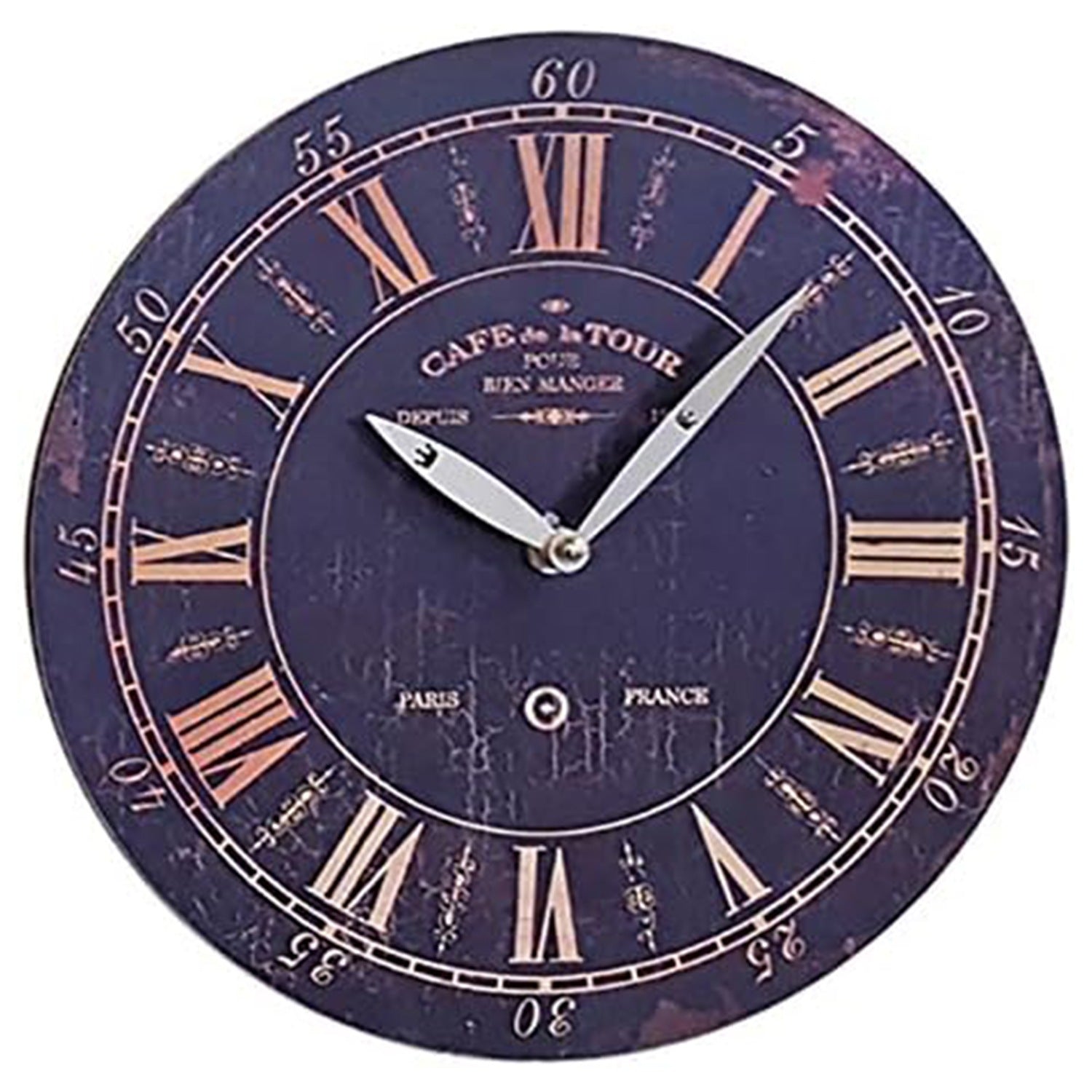 Mediterrane Wanduhr 29x29 cm - Küchenuhr, 10 Designs, Stilvolle Dekoration für Zuhause & Büro