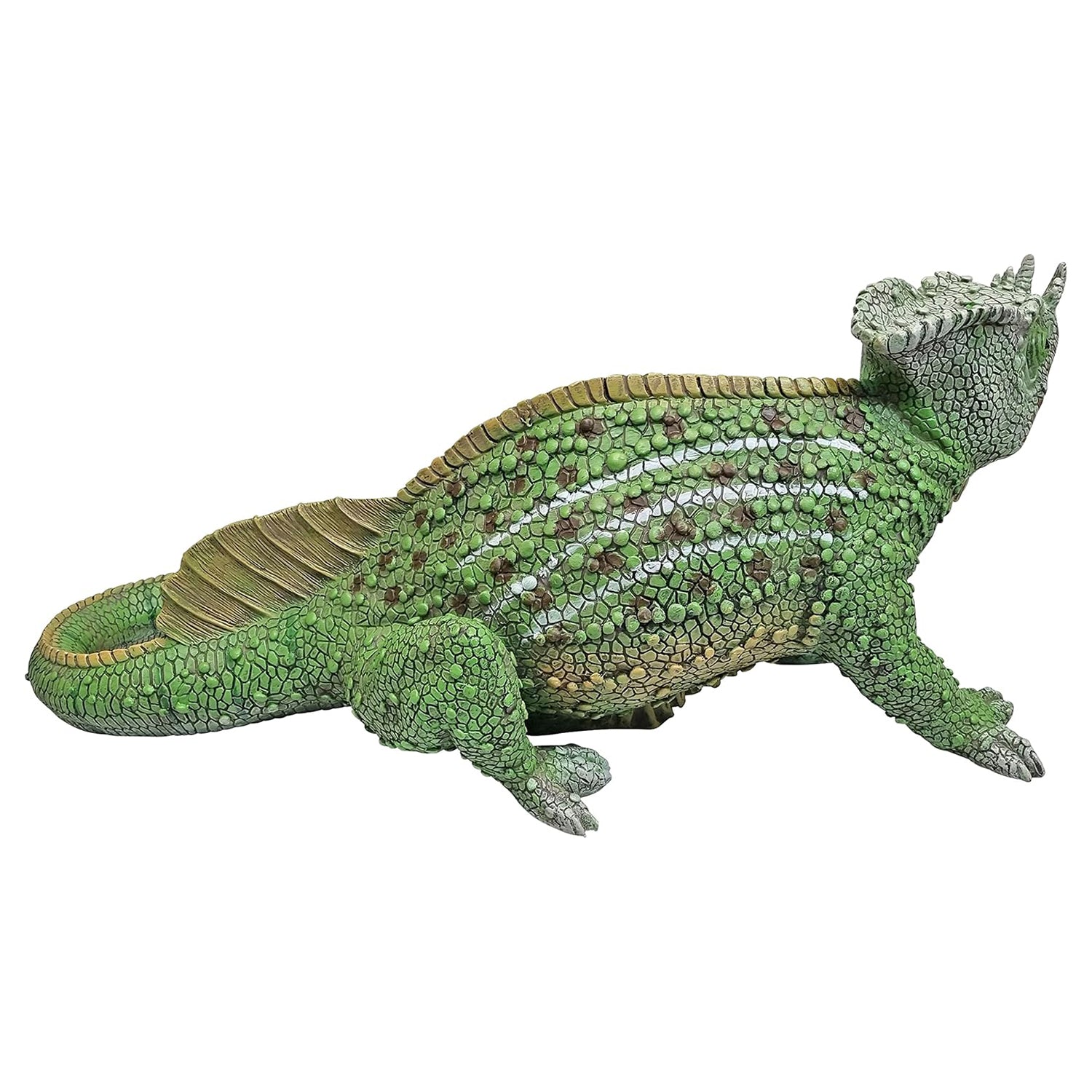 Chamäleon Reptil Echse Ralle 56cm Teichdekoration Tierfigur Gartenfigur Dekofigur