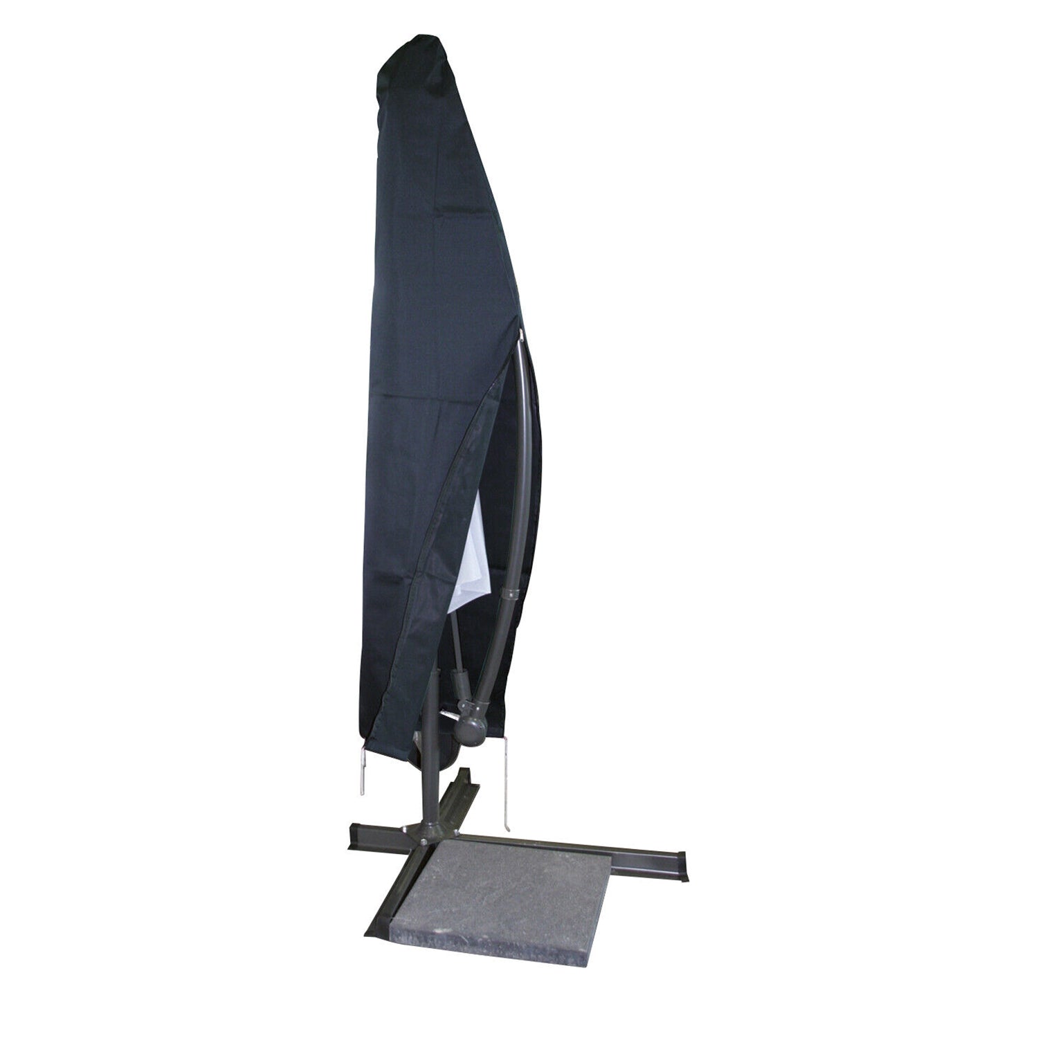 Ampelschirm Schutzhülle Sylt NaturLine 257 × 96/48 cm – wetterfeste Sonnenschirm Hülle & Abdeckung für 2–4 m Schirme