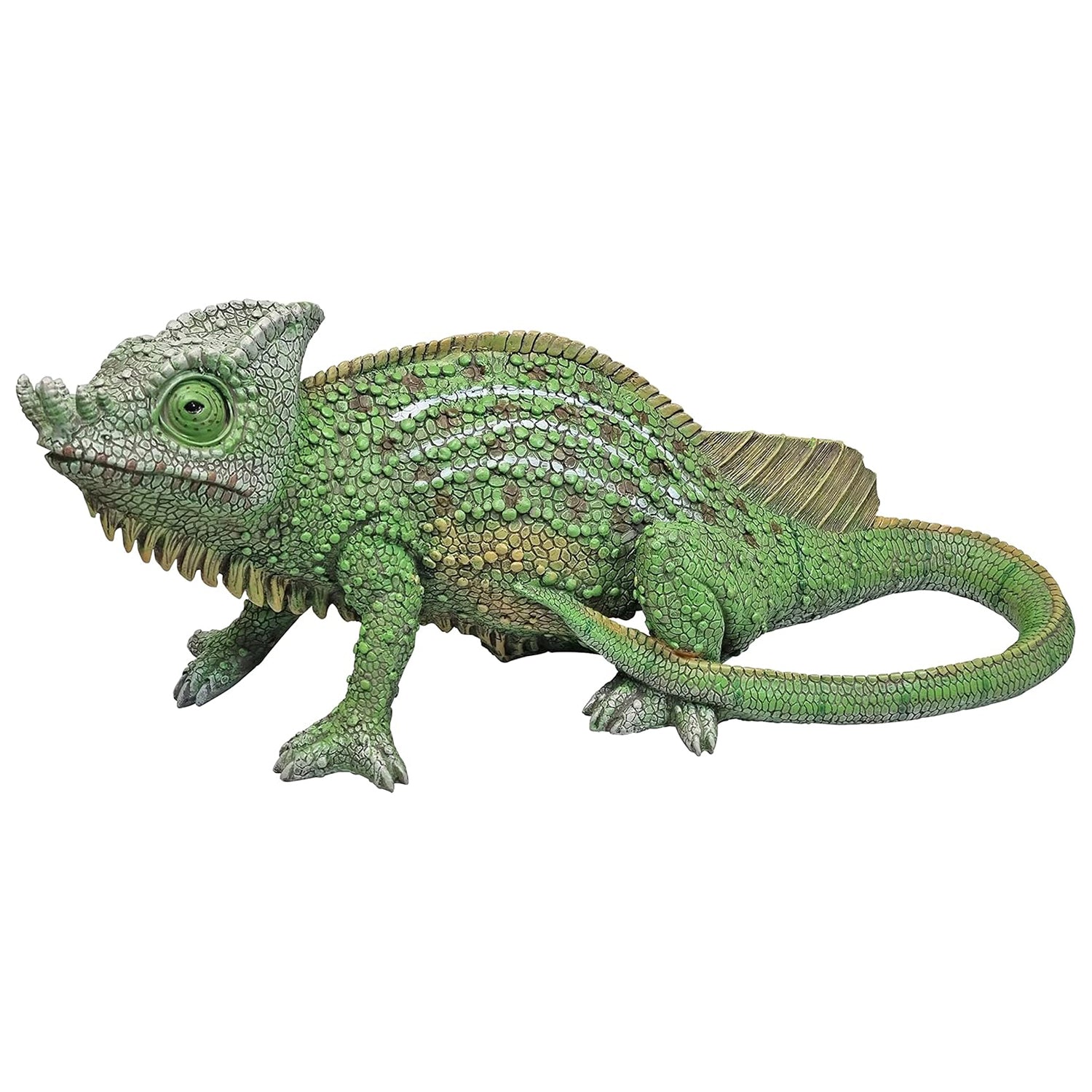 Chamäleon Reptil Echse Ralle 56cm Teichdekoration Tierfigur Gartenfigur Dekofigur