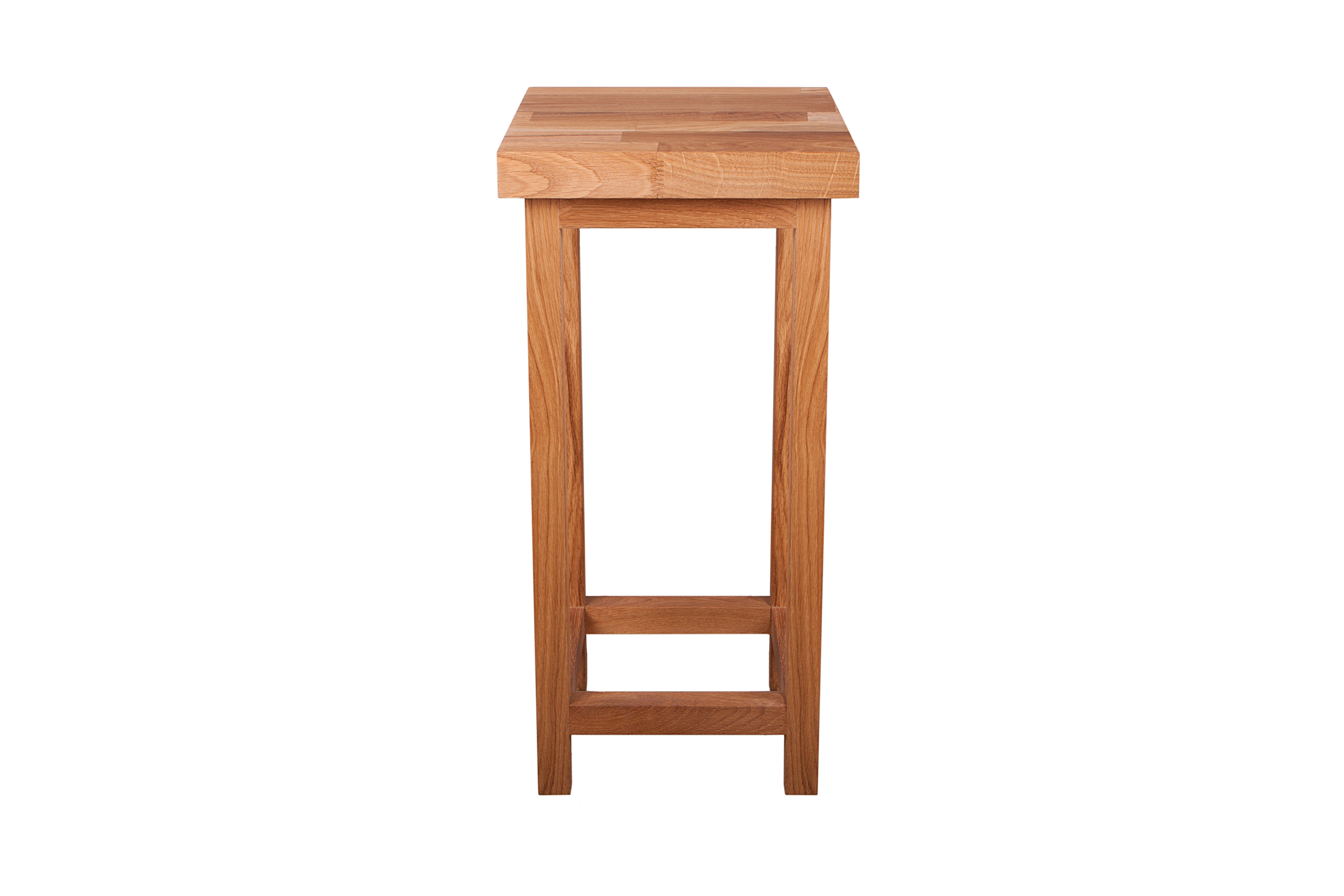 Blumenständer massiver Pflanzenhocker MAX 4 Eichensäule geölt von Interia Home & Living
