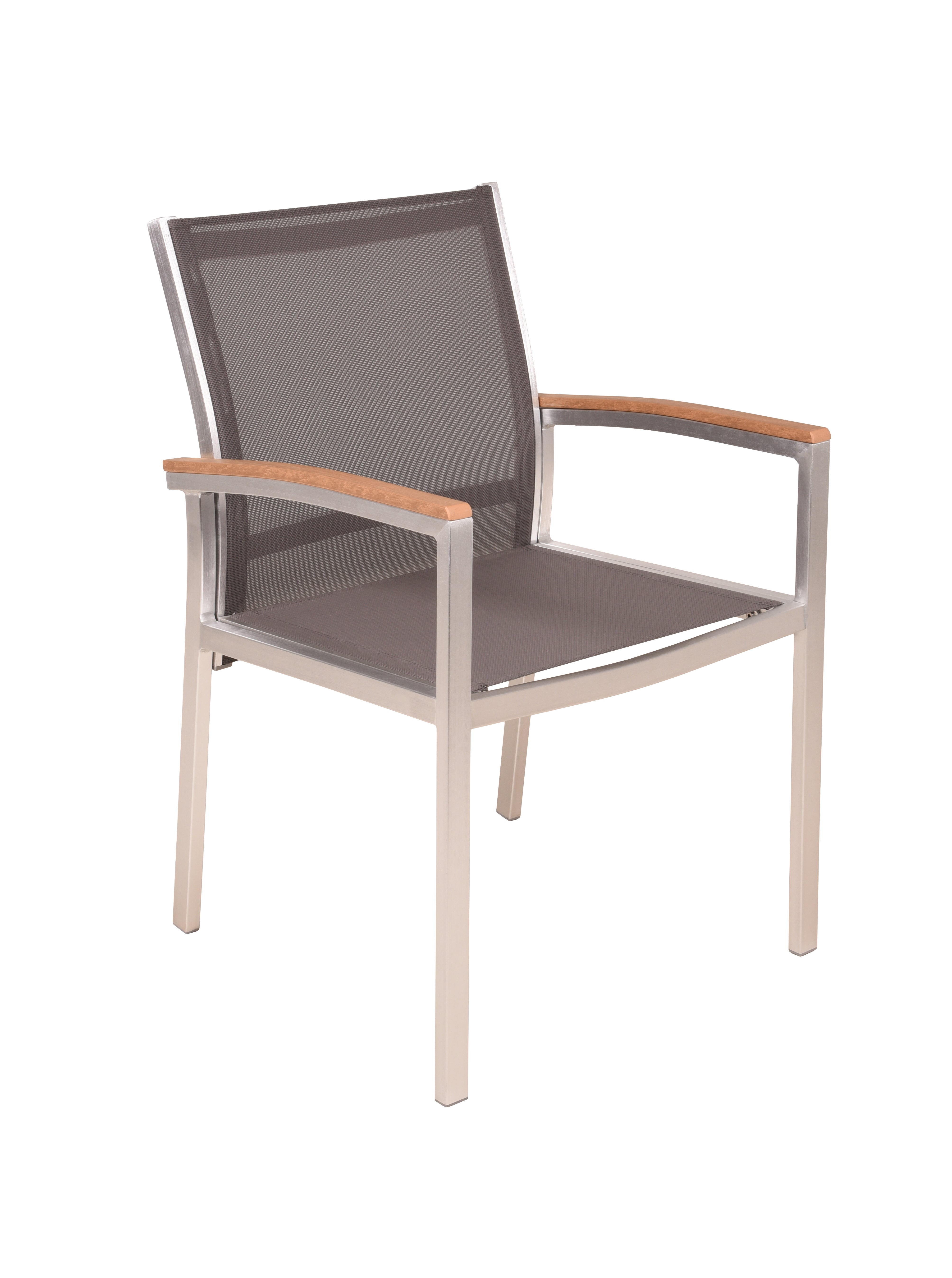 Stuhl Gartenstuhl LIVORNO Armlehnstuhl Aluminium 2er-Set von Garden Pleasure