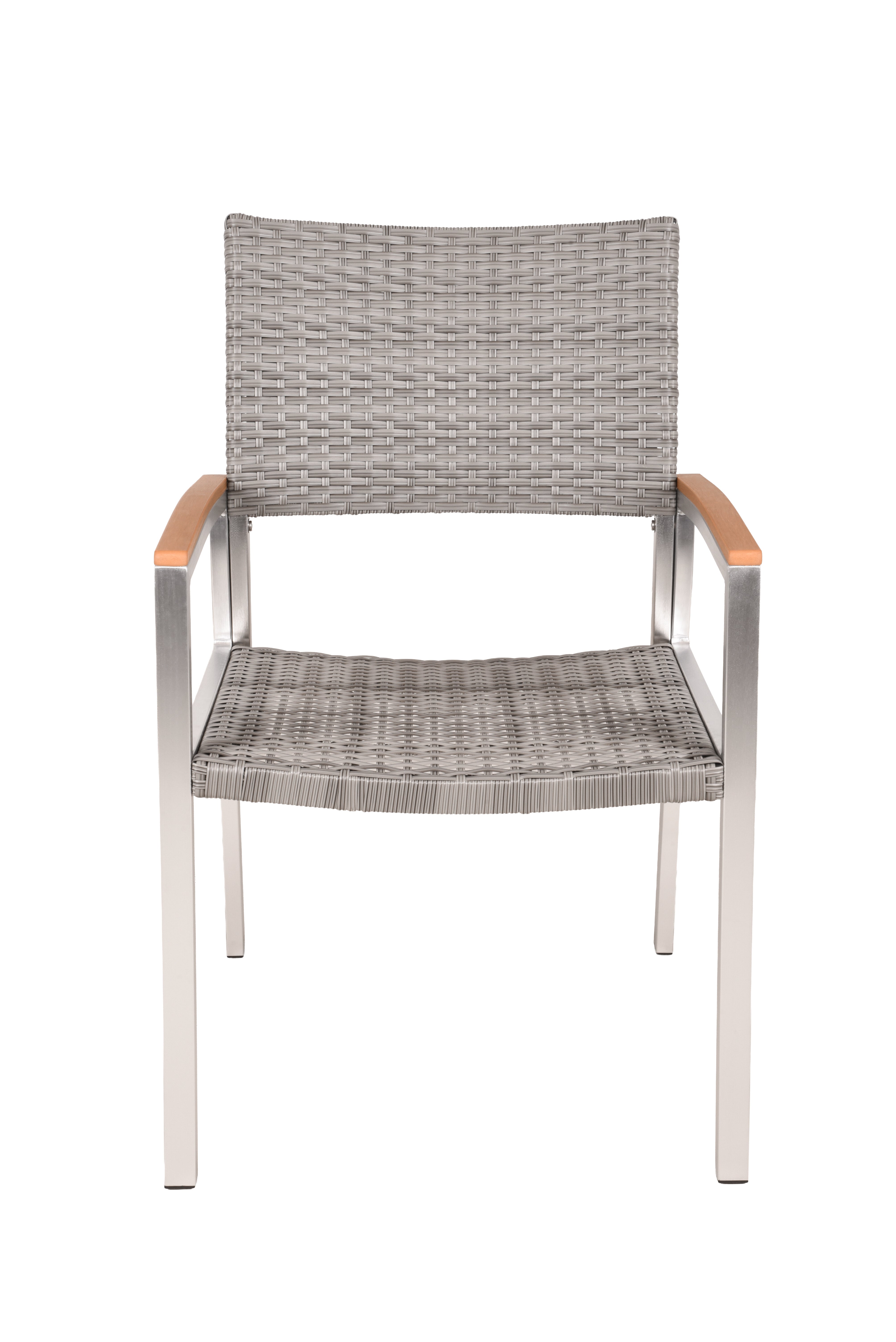 Stuhl Gartenstuhl LIVORNO Geflechtstuhl Aluminium 2er-Set von Garden Pleasure