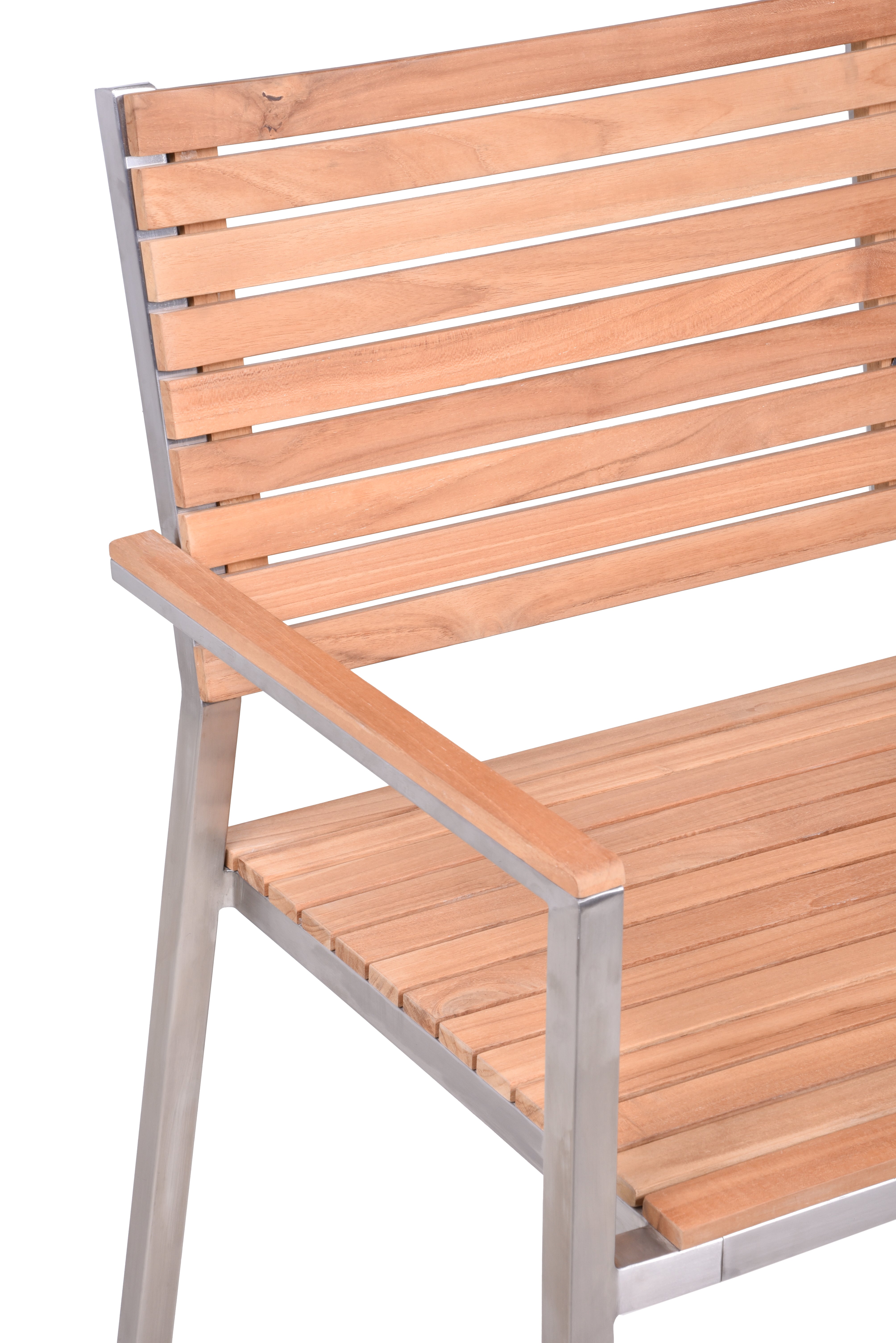 Sitzbank Gartenbank DENVER 3-Sitzer Teak Holzbank robust von Garden Pleasure