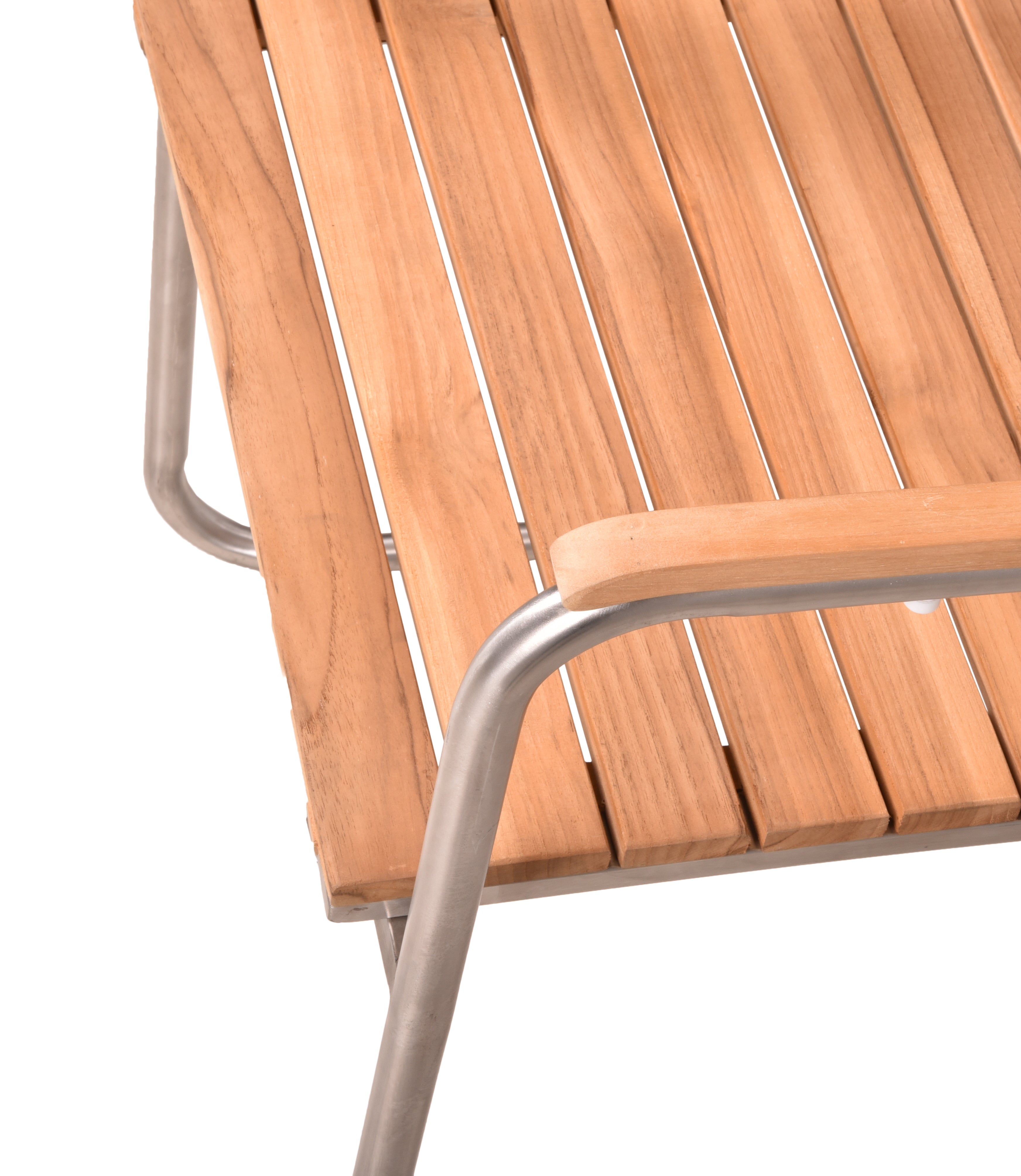 Gartenstuhl Freischwinger DENVER 2er Set Schwingstuhl Teak von Garden Pleasure