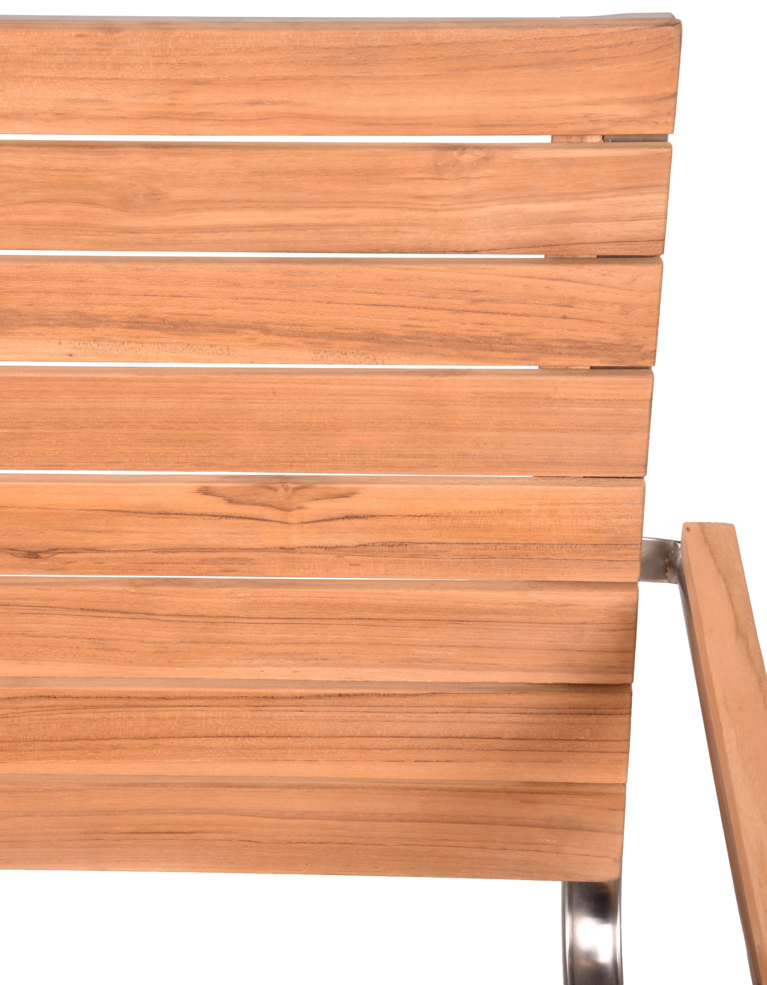 Gartenstuhl Freischwinger DENVER 2er Set Schwingstuhl Teak von Garden Pleasure