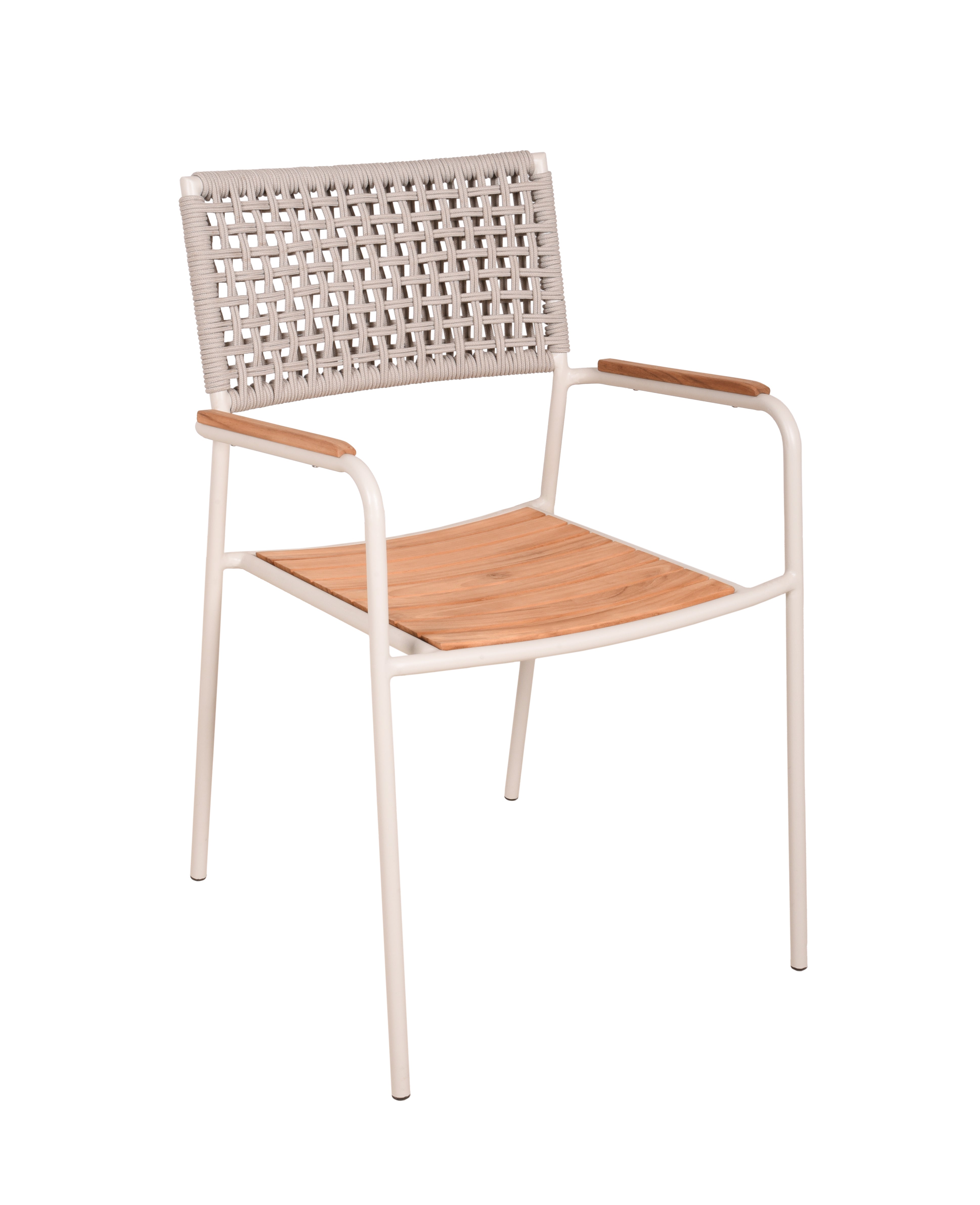 Stapelstuhl Gartenstuhl CARMEL Armlehnstuhl 4er-Set von Garden Pleasure