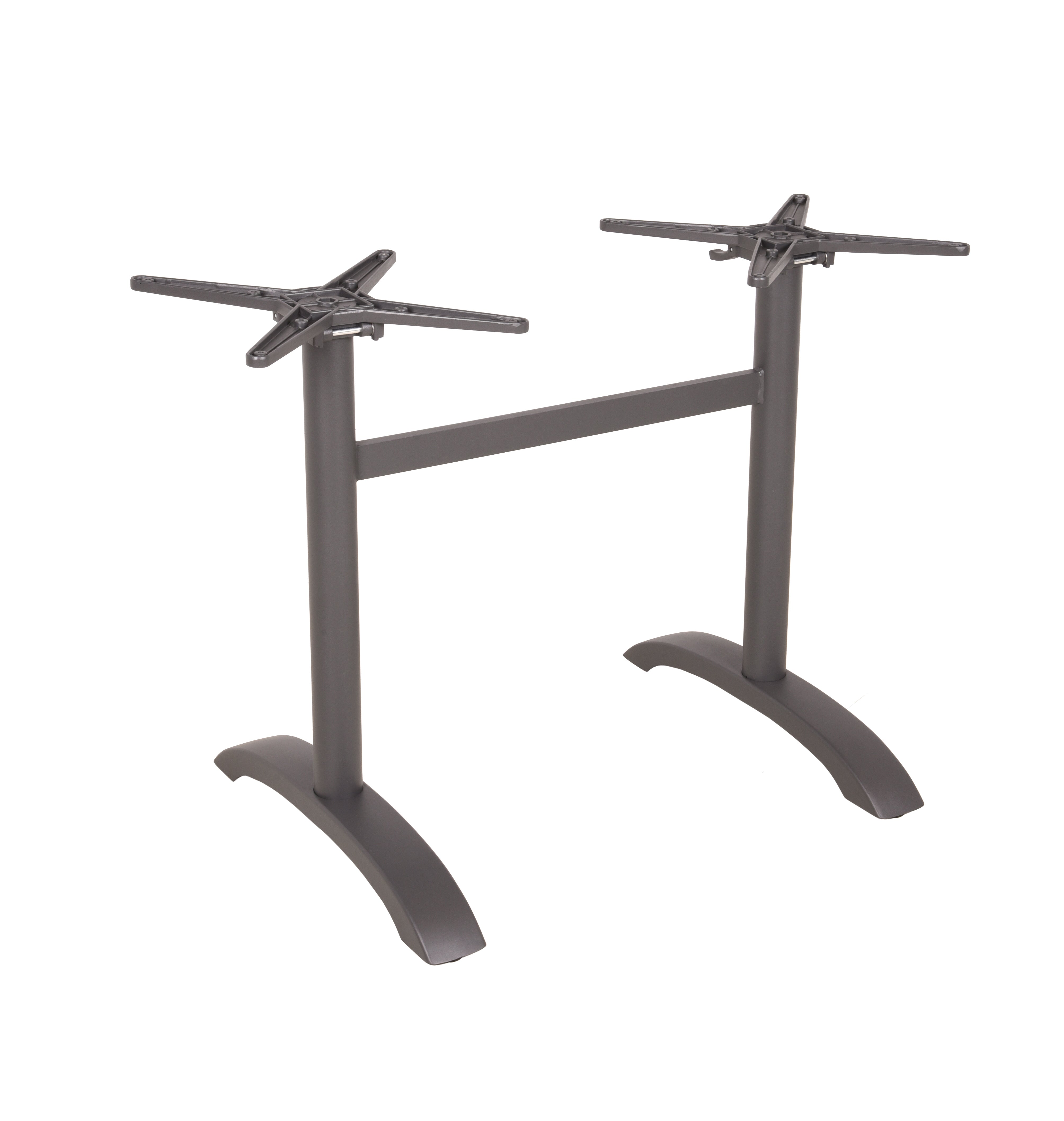 Tischgestell Doppelwangen PAMIR Tischfuß Aluminium Anthrazit von Garden Pleasure