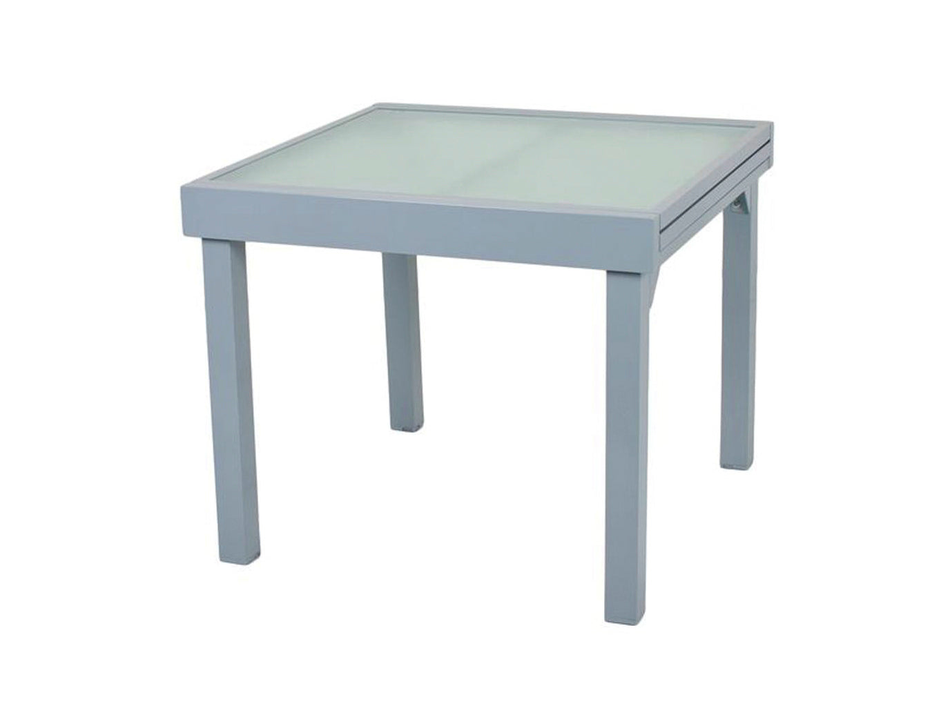 Ausziehtisch Gartentisch LOLA Esstisch Aluminium Glasplatte groß von Garden Pleasure