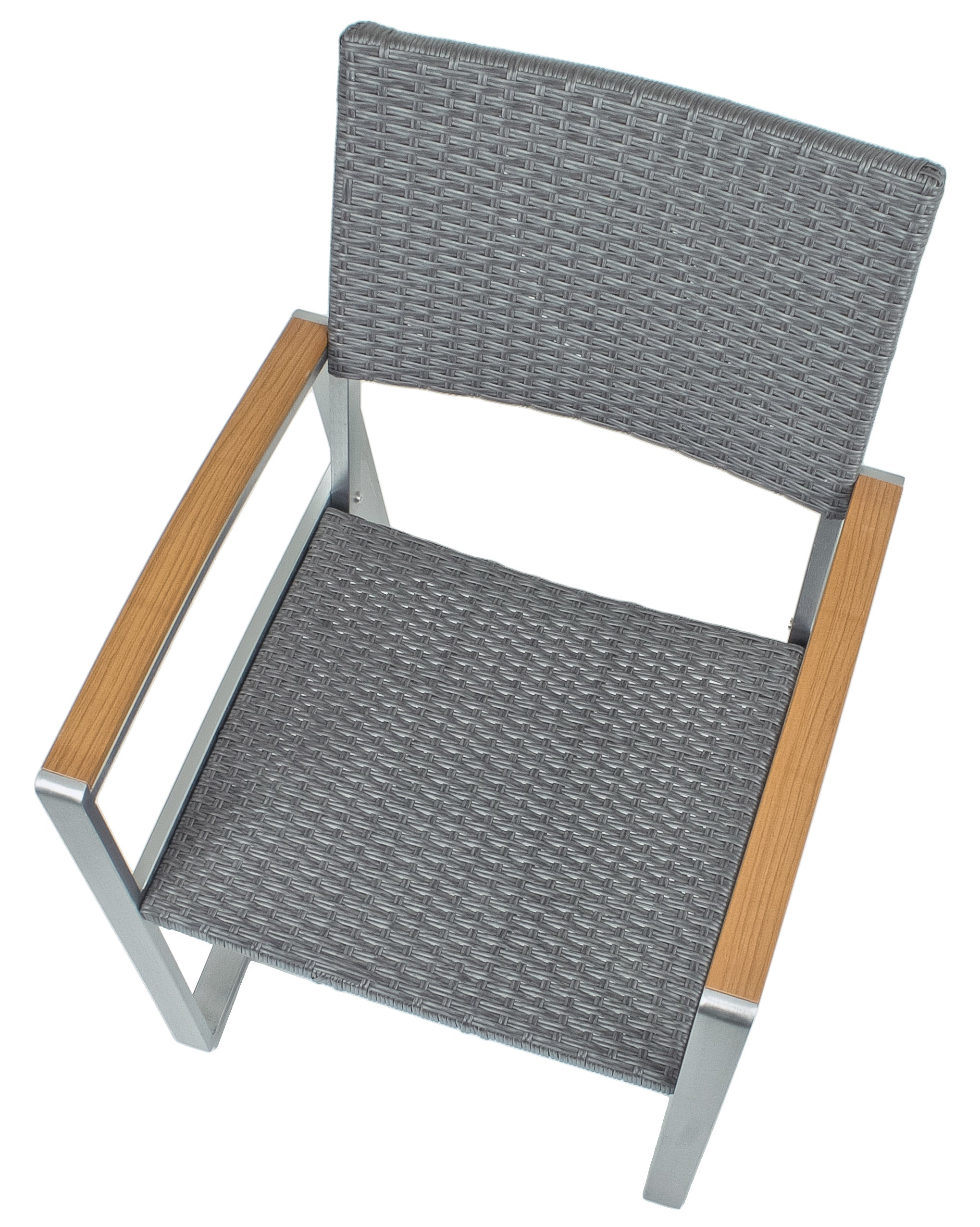 Gartenstuhl Stuhl AVA 2er Set Armlehnstuhl Polyrattan modern von Garden Pleasure