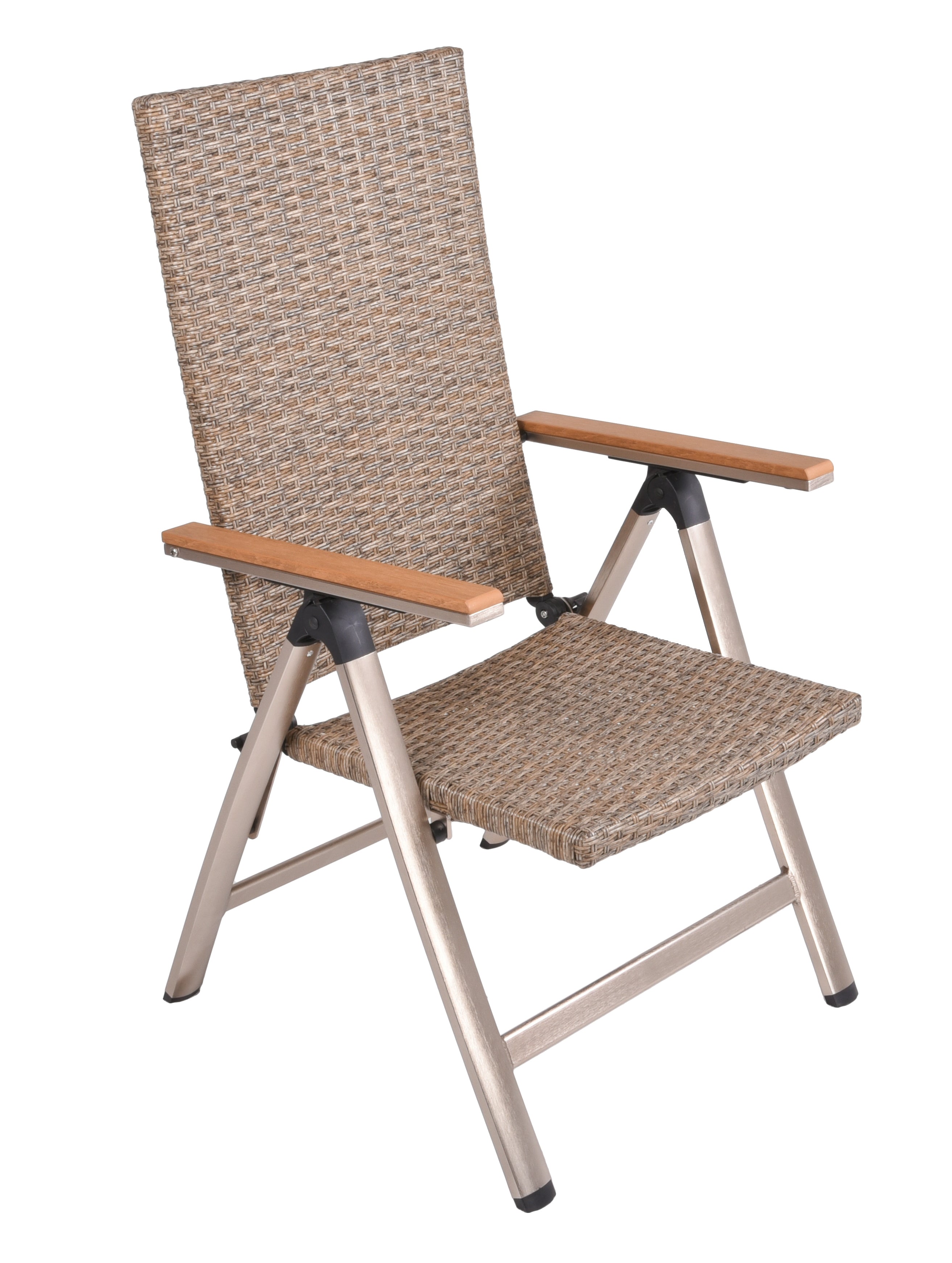 Hochlehner Gartenstuhl FLORENCE Klappstuhl Champagner von Garden Pleasure