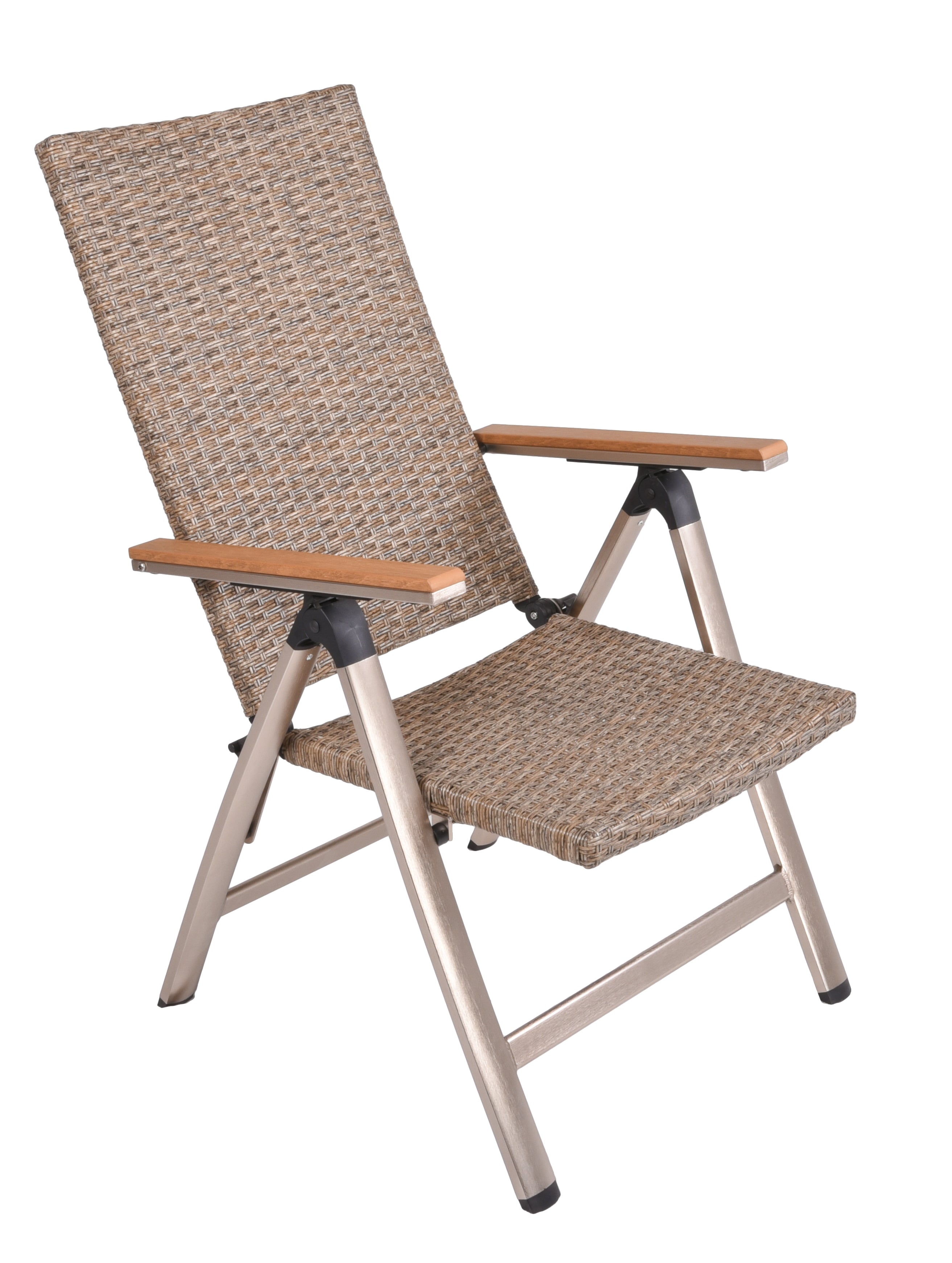 Hochlehner Gartenstuhl FLORENCE Klappstuhl Champagner von Garden Pleasure