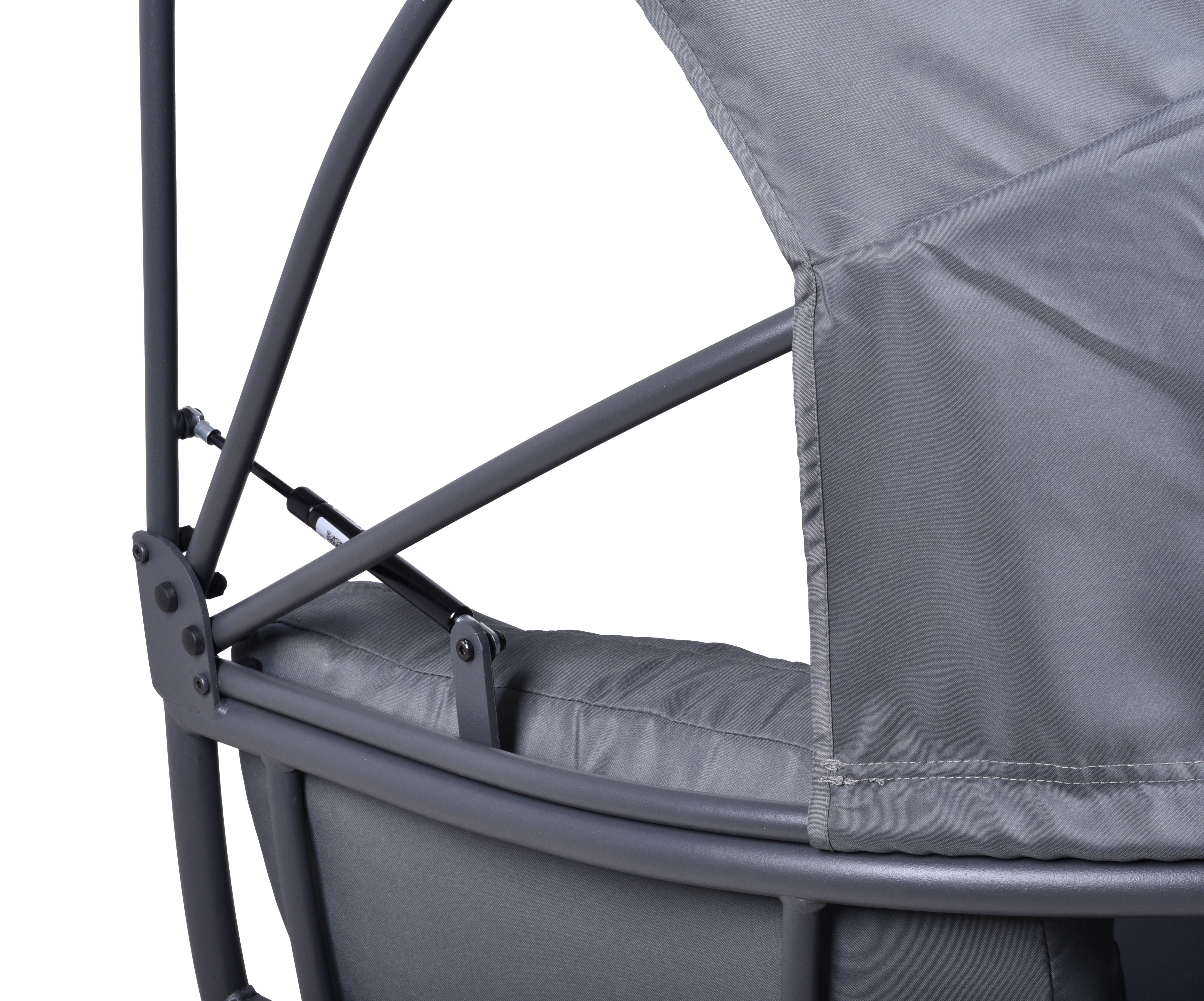 Gartensessel Loungesessel DELOS Hängesessel mit Dach Korb-Sessel von Garden Pleasure