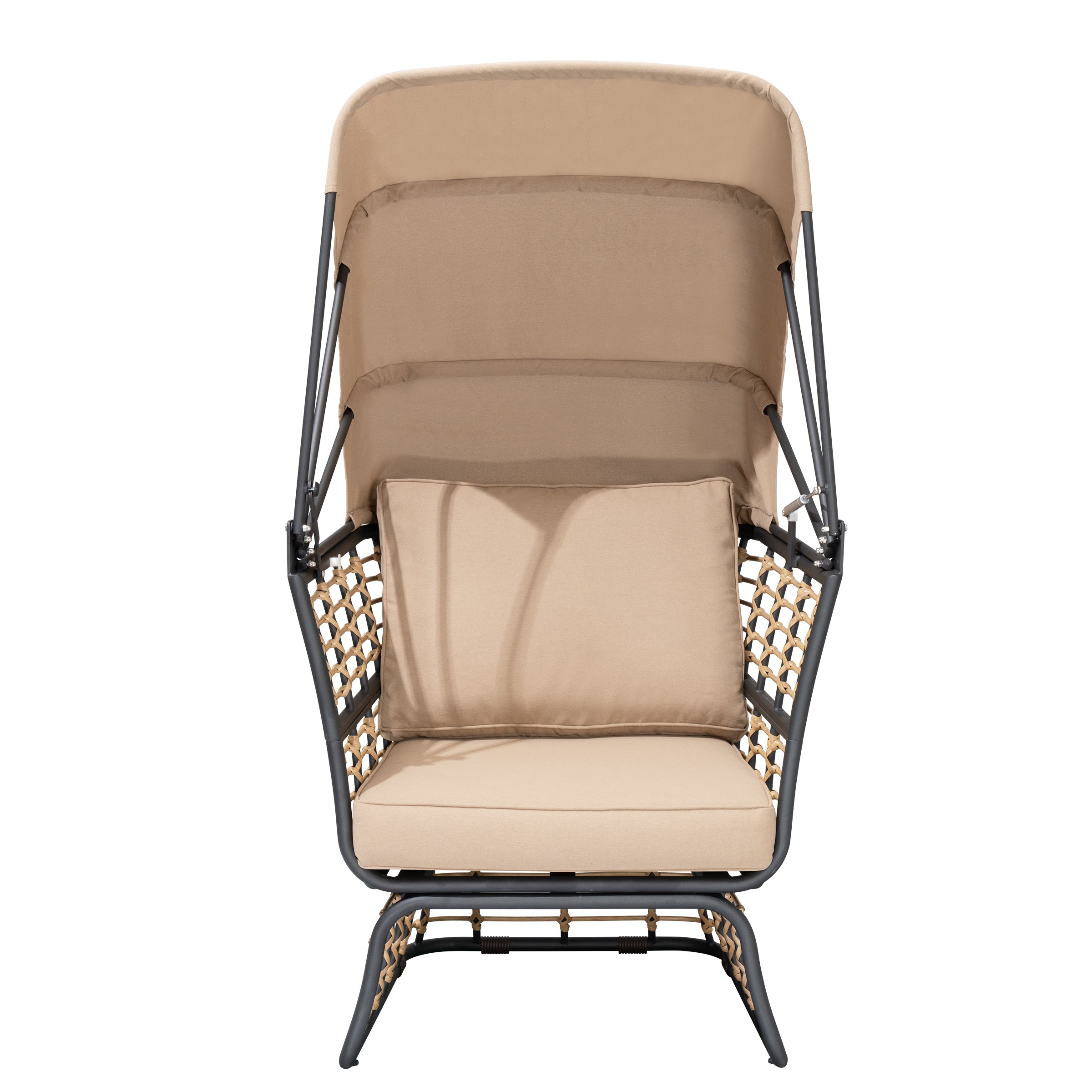 Gartensessel Loungesessel PAROS Hängesessel mit Dach Polstersessel von Garden Pleasure