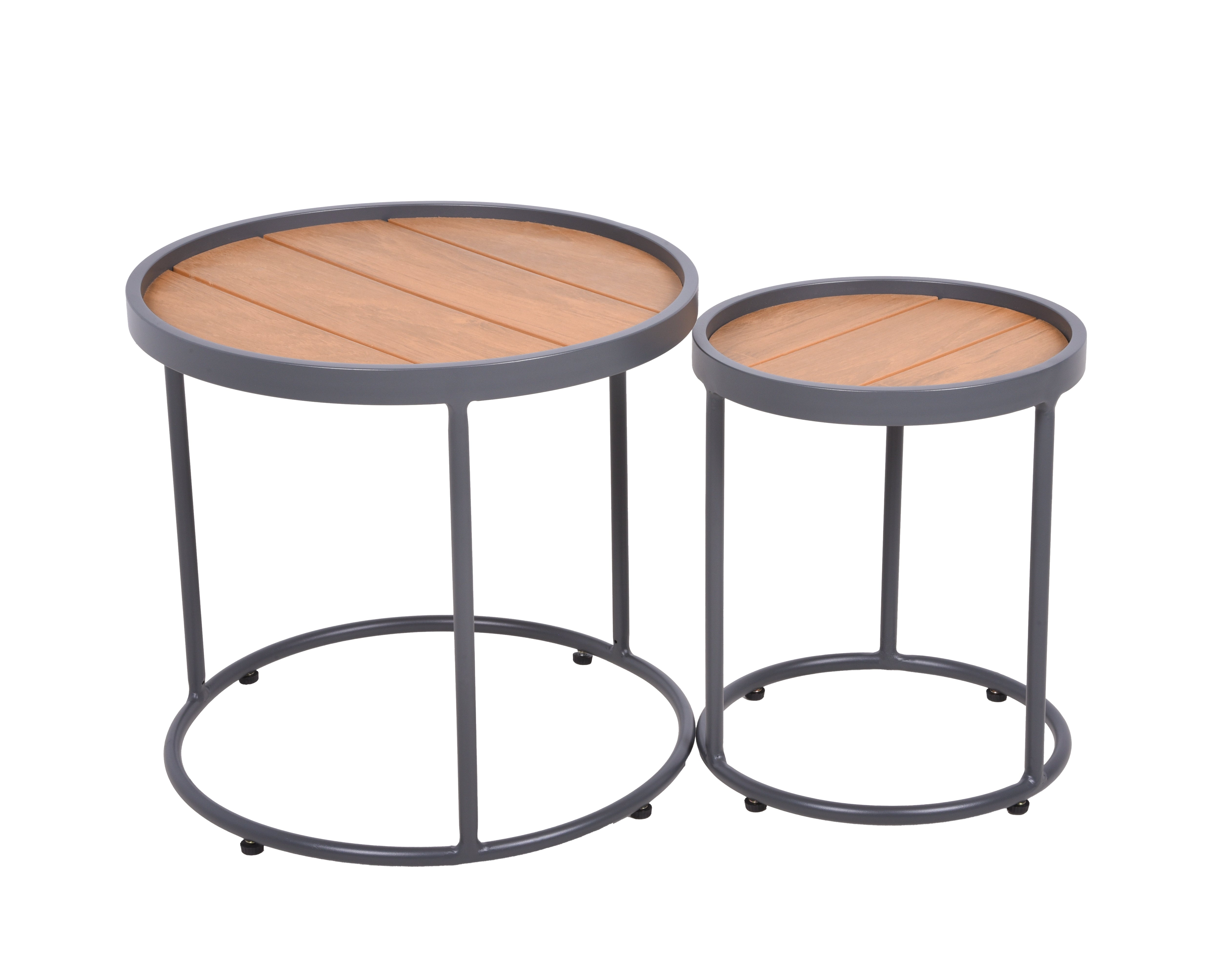 Beistelltisch-Set Loungetisch SILEA 2er Satztische quadratisch modern von Garden Pleasure