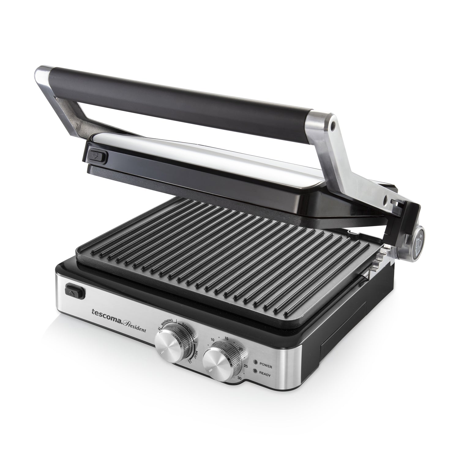 Tescoma 909120 President Kontaktgrill 2000 W Edelstahl Elektro Tischgrill