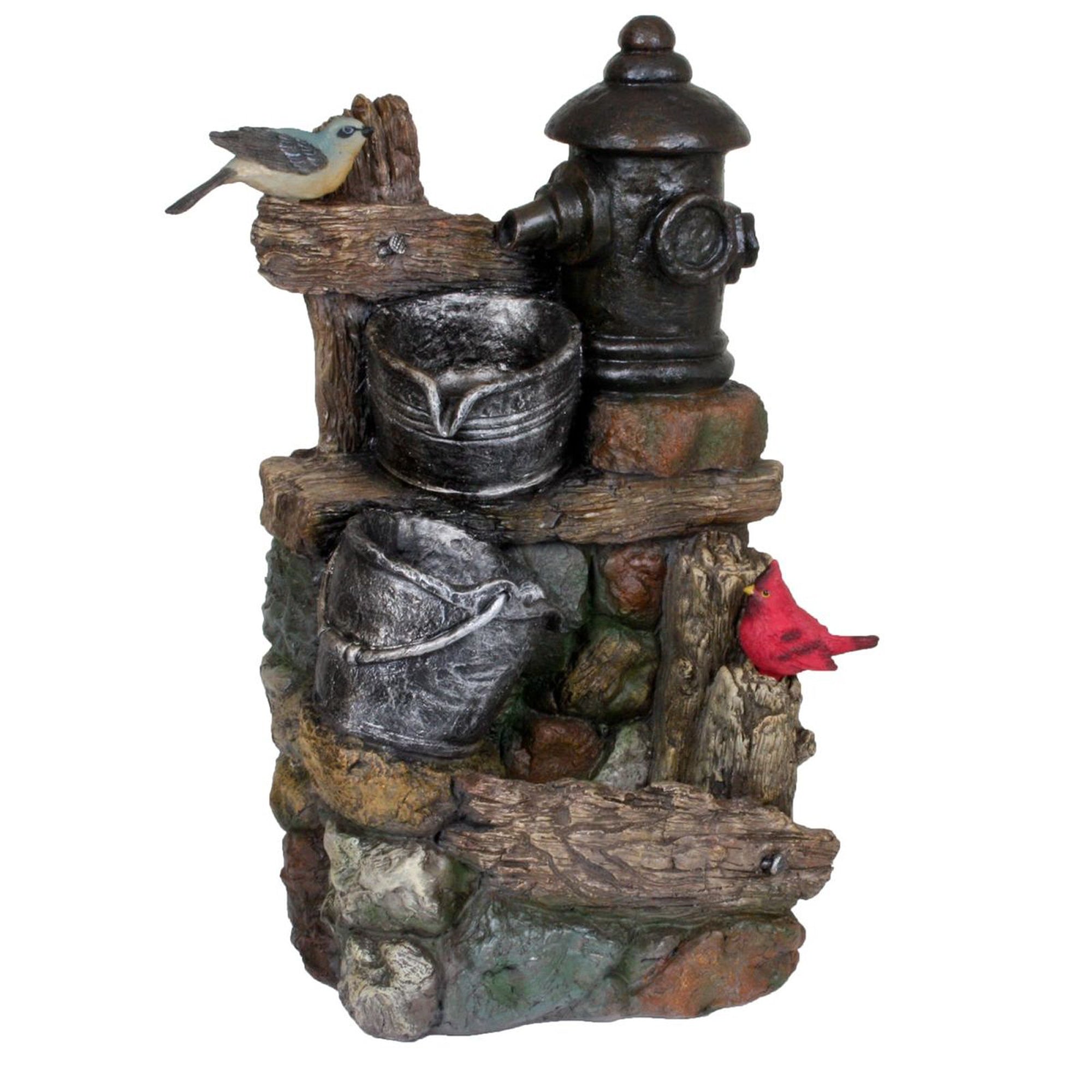 Zierbrunnen Gartenbrunnen METIS Wasserspiel Brunnen mit Pumpe rustikal von Garden Pleasure