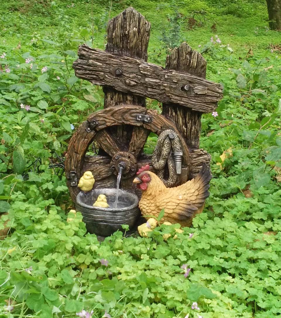 Zierbrunnen Wandbrunnen HELIOS Gartenbrunnen Wasserspiel mit Pumpe von Garden Pleasure