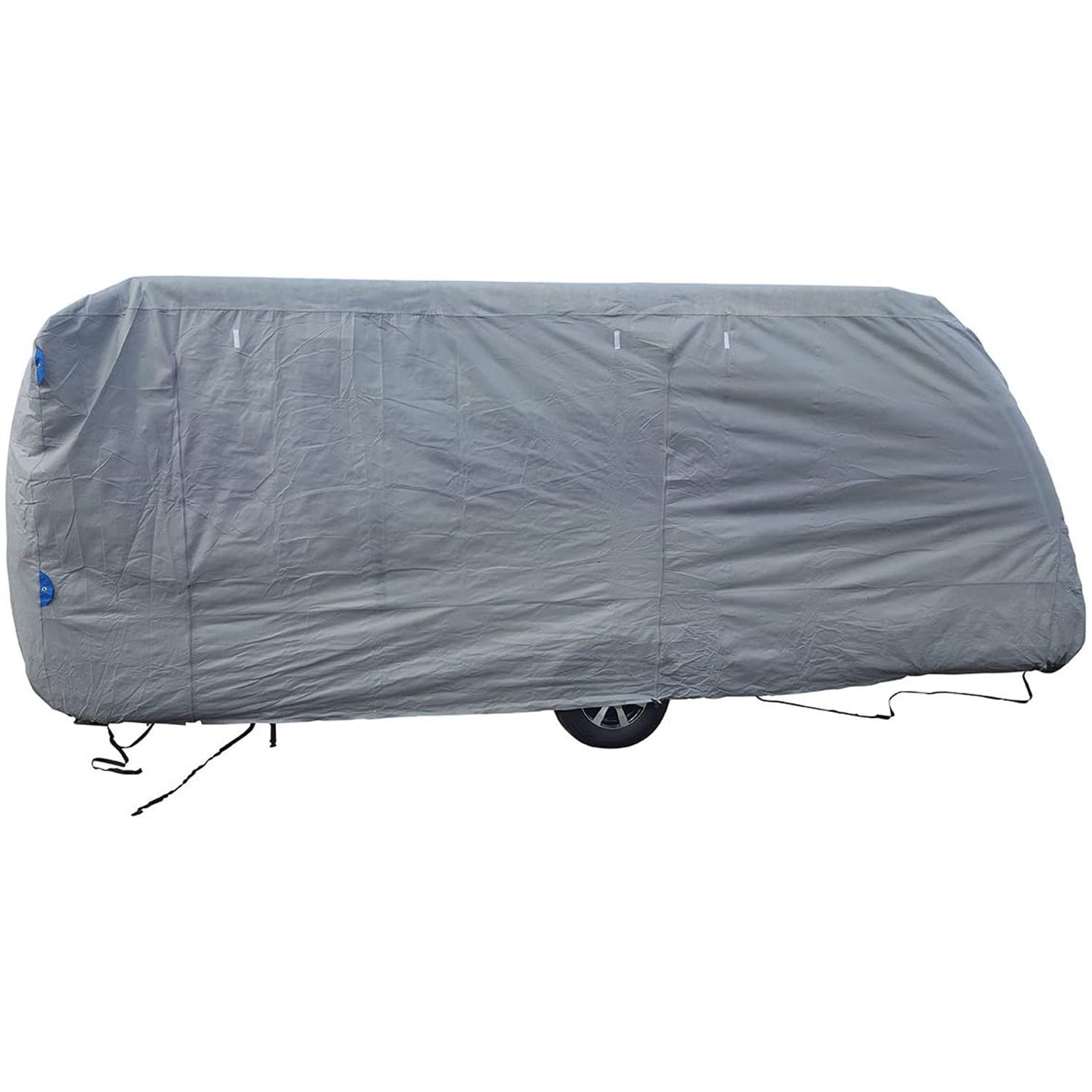 Wohnwagen Schutzhülle M - Atmungsaktiv & UV-stabil 550x250x220 cm | Premium Wohnwagenschutzhülle | Perfekter Schutz für Ihren Wohnwagen