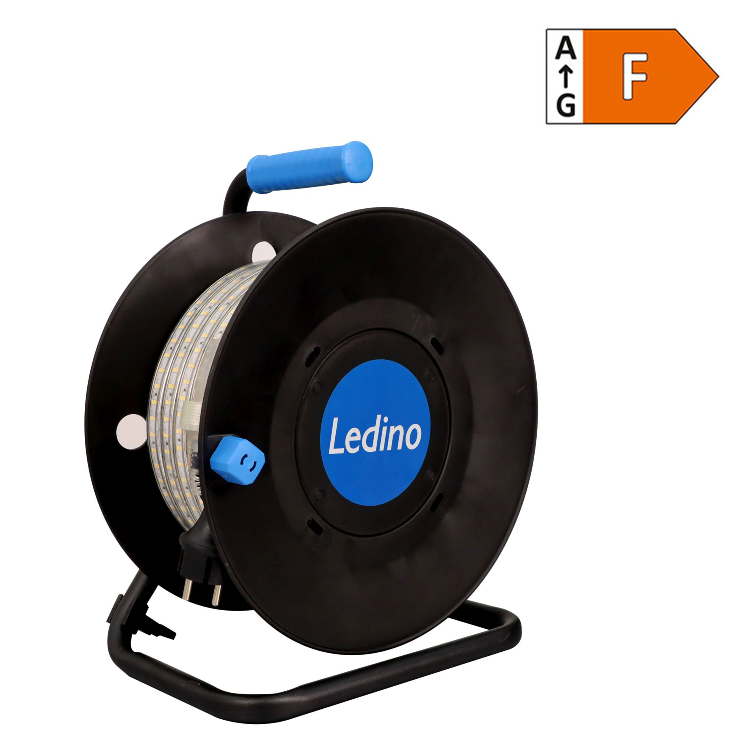 Ledino LED-Strip Wickede 10 m Trommel – Lichtschlauch 120W 13000lm 4000K IP65, kaskadierbar
