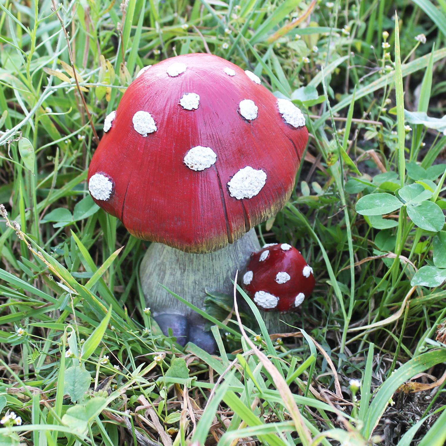 Fliegenpilz Deko Dekopilze 18 cm Pilzfiguren Deko Fliegenpilz