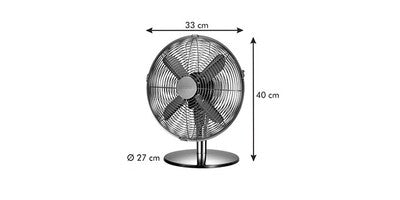 Tischventilator FANCY HOME von Tescoma – Retro Ventilator 35 cm in Anthrazit