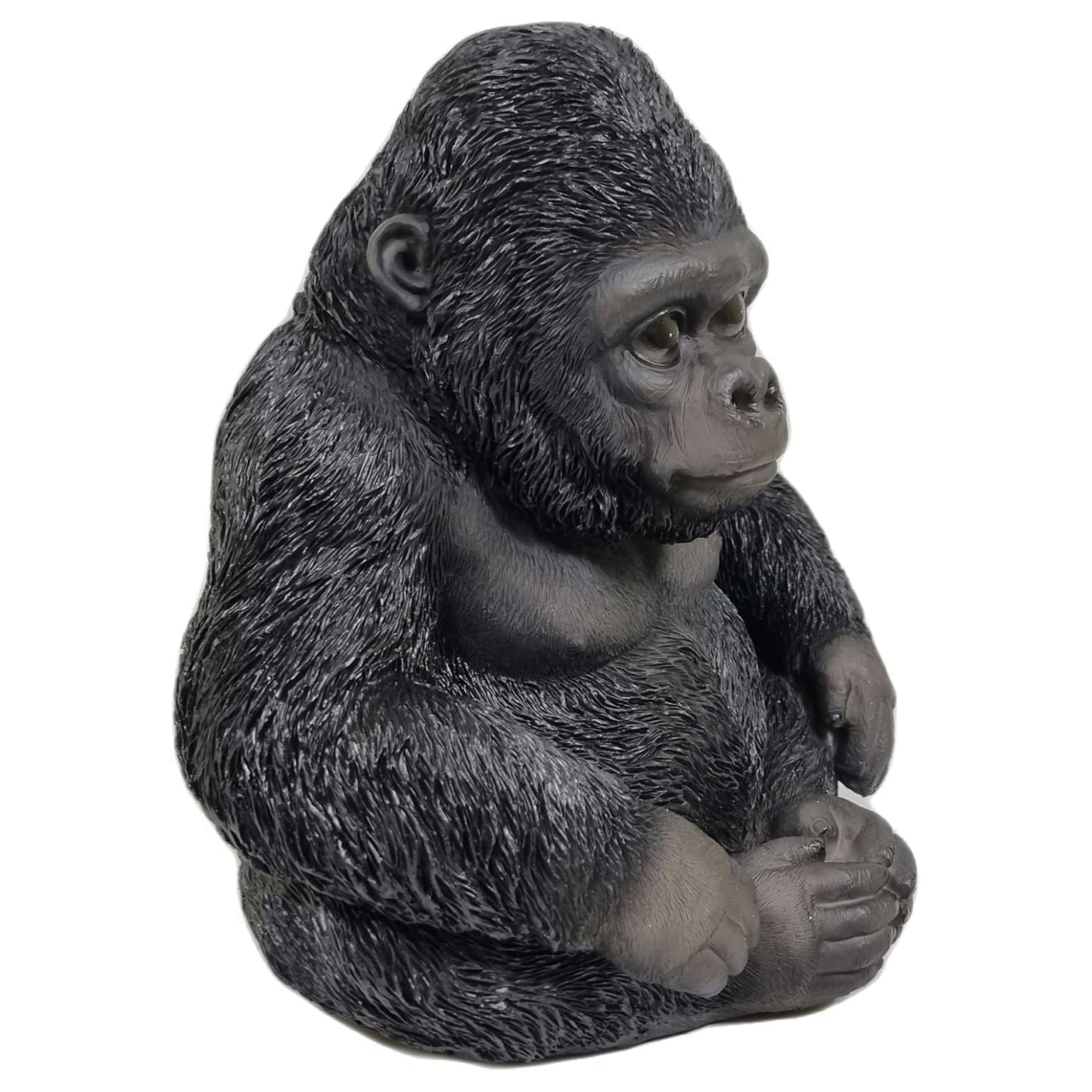 Affe Figur Affen Deko Gartenfigur Gorilla Pepe Tierfigur