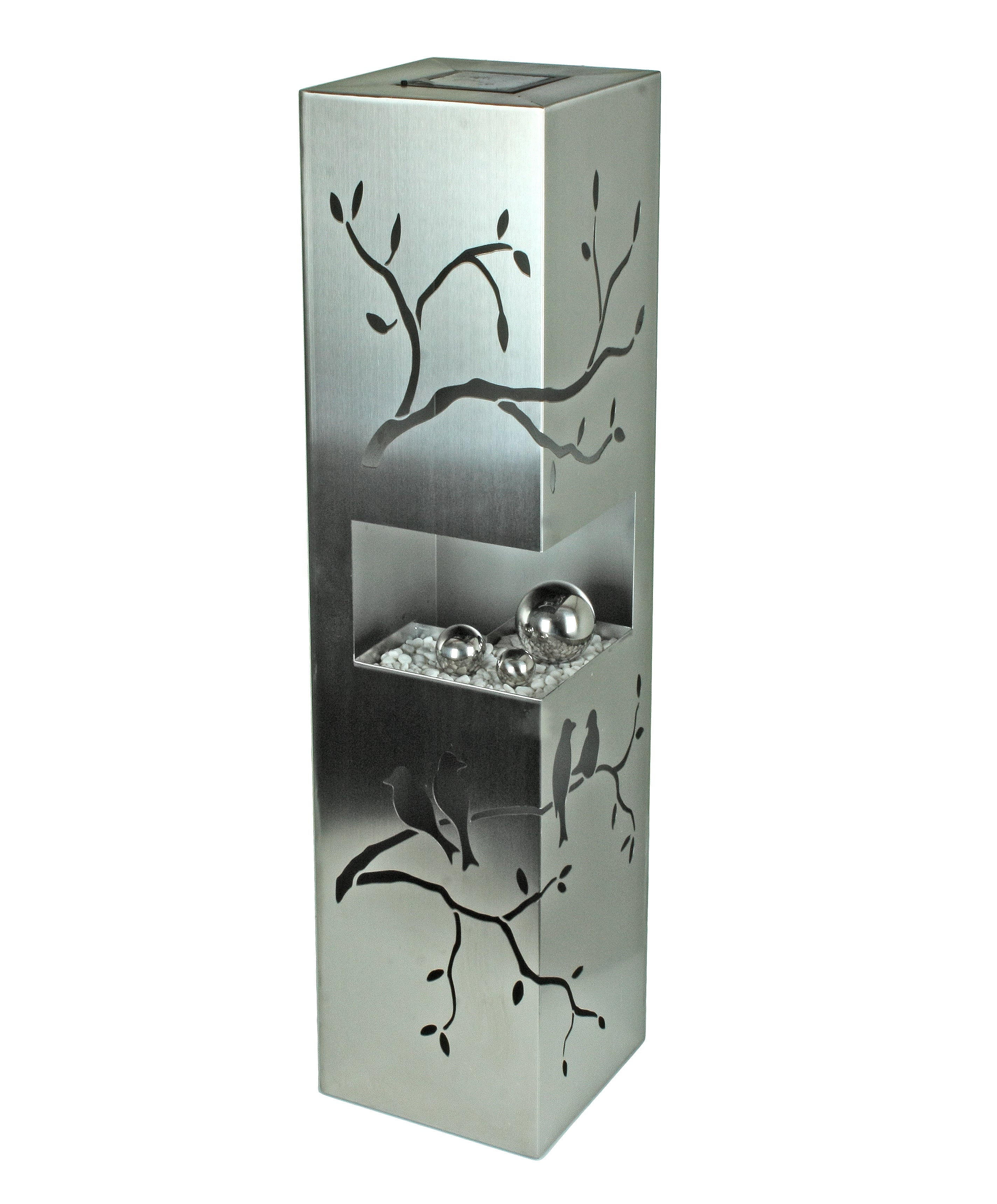 Säule Dekosäule TENDER Pflanzsäule Solarbeleuchtung von Garden Pleasure