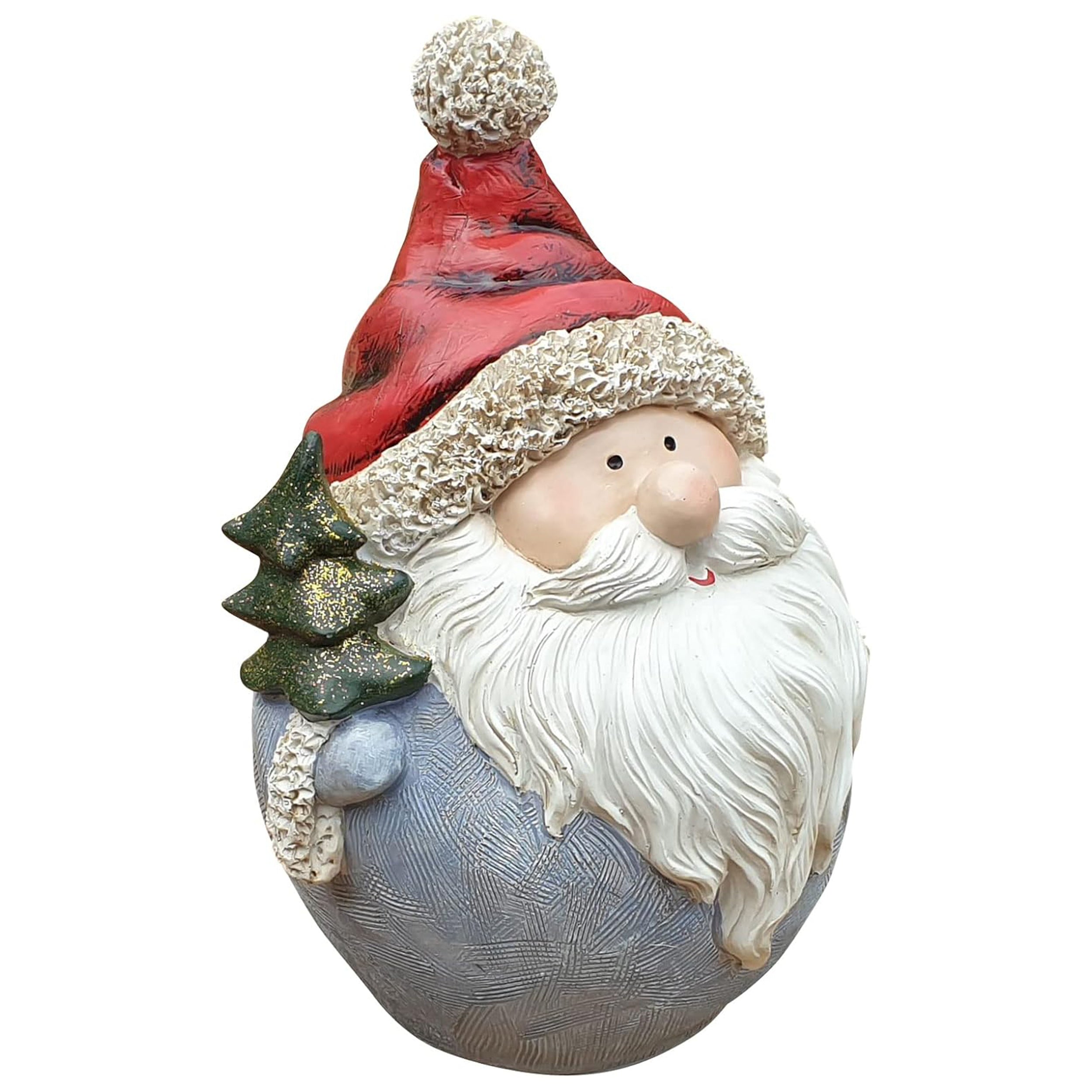 Deko-Wichtel mit Tannenbaum für innen und außen